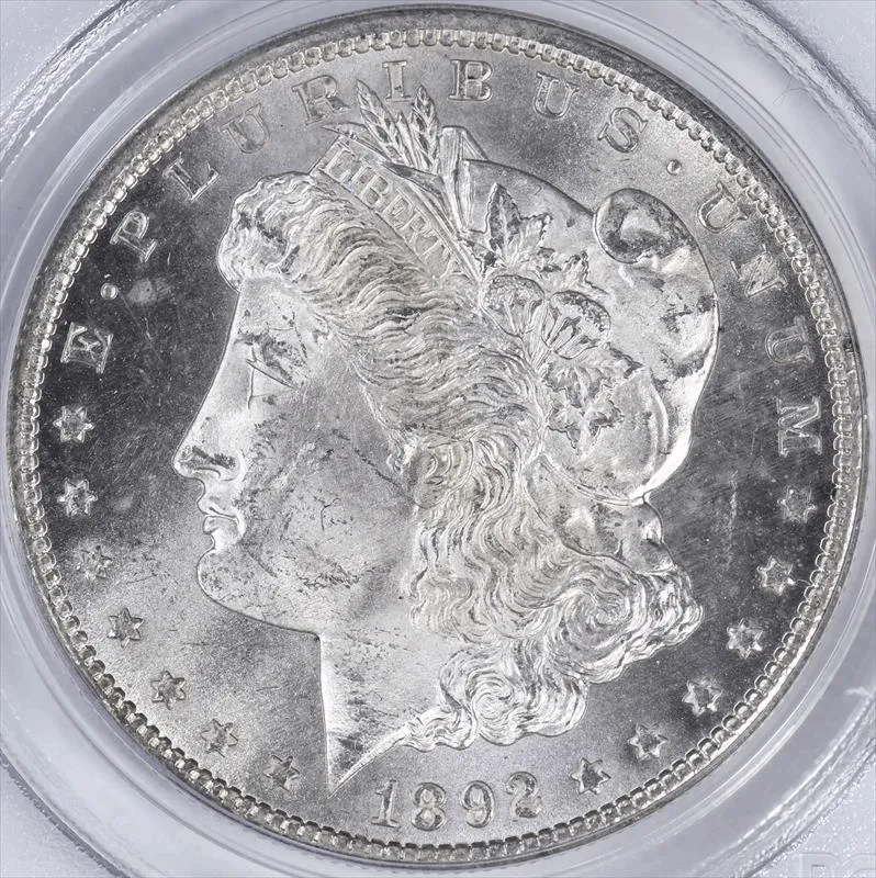 Product image for 1892-CC $1 PCGS MS63 CAC OGH - Coins, U.S. currency - Silver - Business - true - MS 63 - PCGS & CAC - Mint State