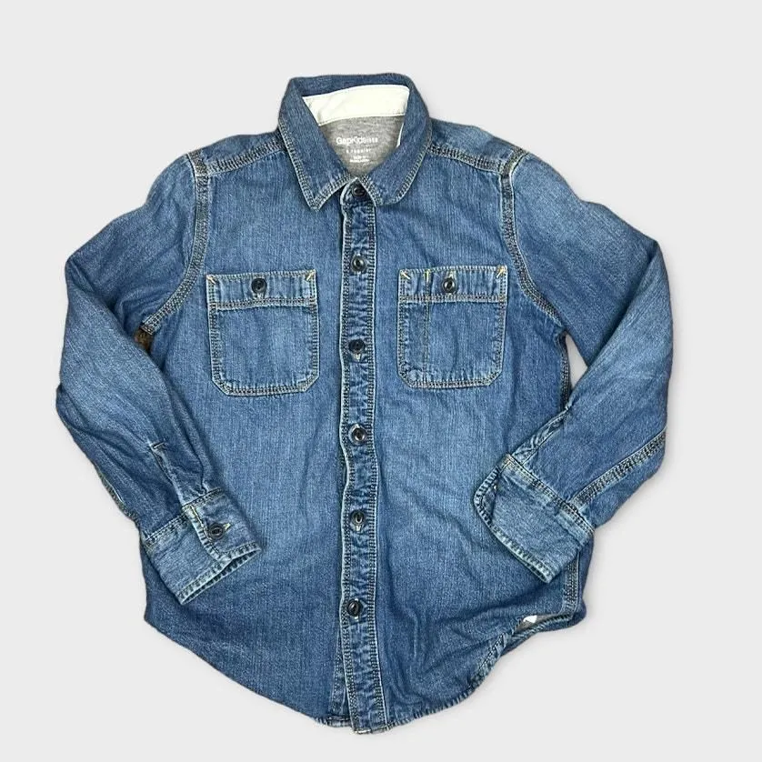 Product image for Gap | Boy's- Classic  Demin Button up | Small  - Gap