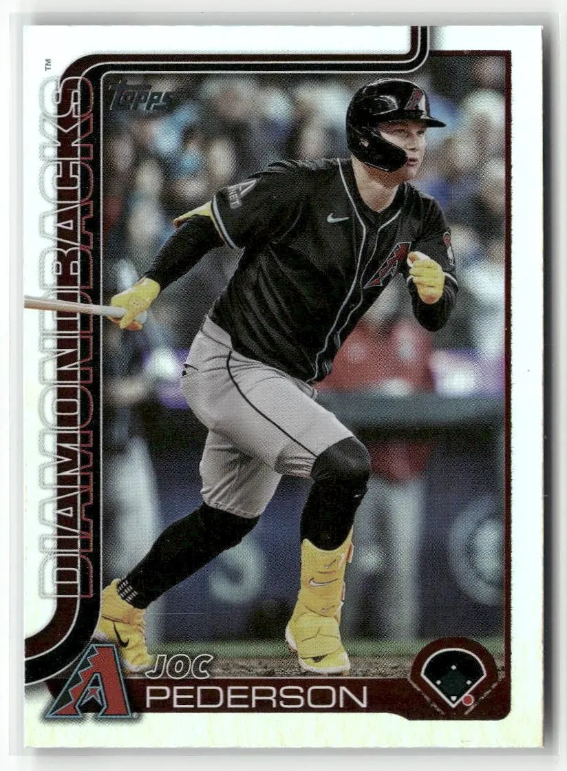 Product image for 2025 Topps #127 Joc Pederson Rainbow Foil