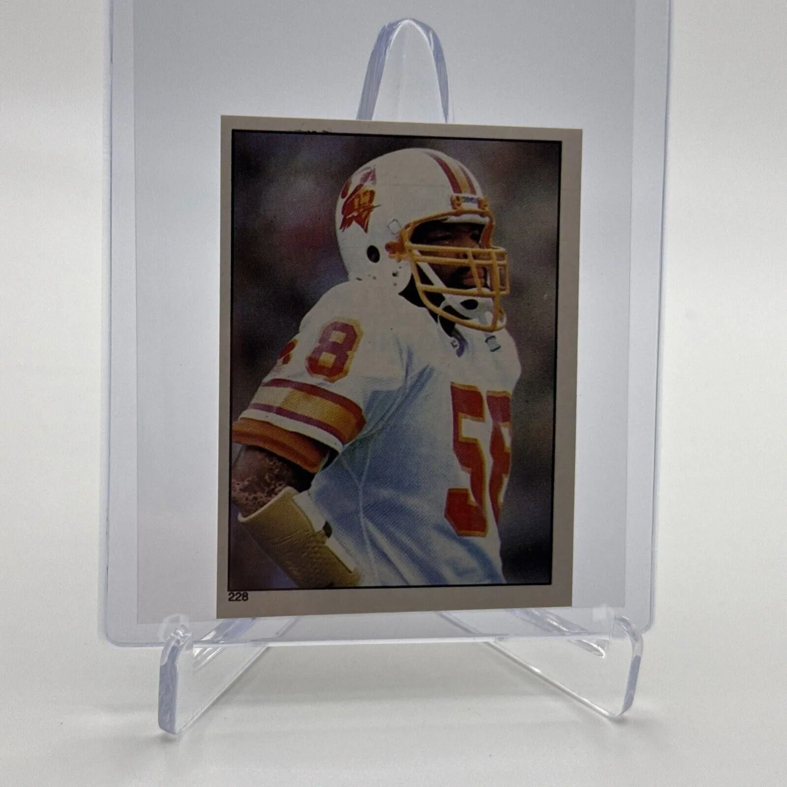 Product image for 1981 Topps Dewey Selmon Football Sticker Card #228 NM-MT FREE SHIPPING - Optional[A] - 1981 - Football - 228 - Sticker - NFL - Topps - Dewey Selmon - 1981 Topps - Tampa Bay Buccaneers