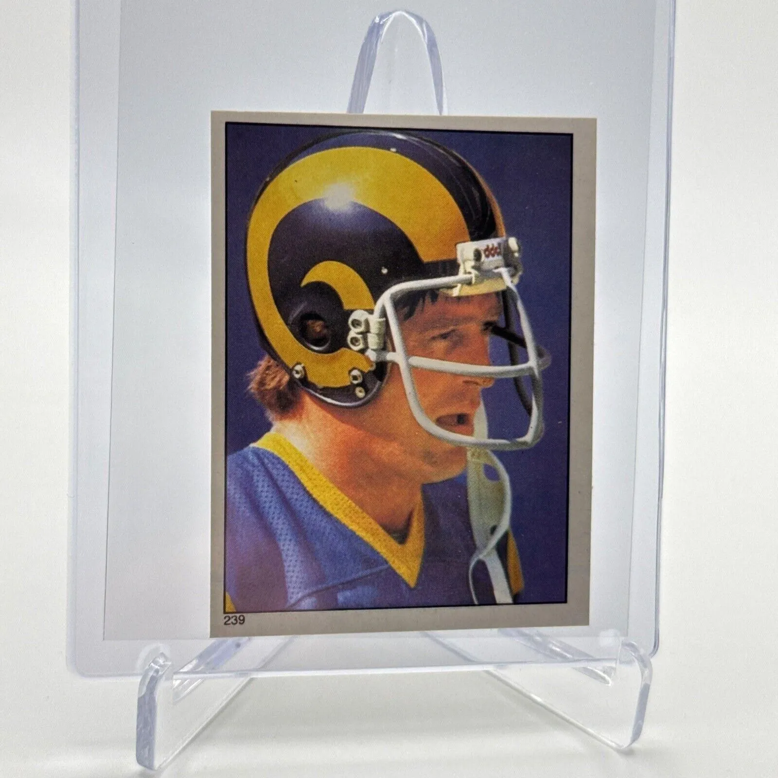 Product image for 1981 Topps Jack Youngblood Football Sticker Card #239 NM-MT FREE SHIPPING - Optional[A] - 1981 - Football - 239 - Sticker - NFL - Topps - Jack Youngblood - 1981 Topps - Los Angeles Rams