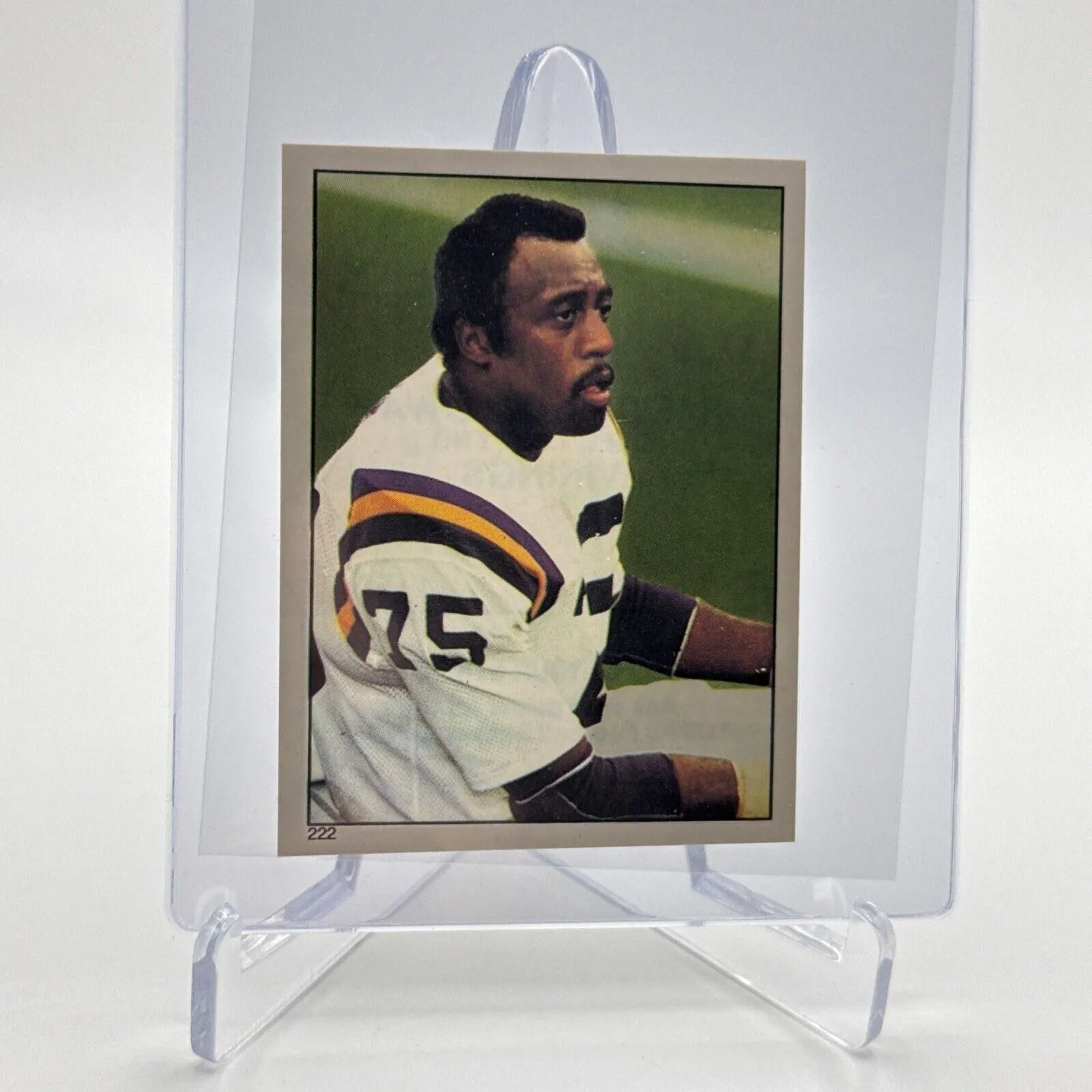Product image for 1981 Topps Randy Holloway Football Sticker Card #222 NM-MT FREE SHIPPING - Optional[A] - 1981 - Football - 222 - Sticker - NFL - Topps - Randy Holloway - 1981 Topps - Minnesota Vikings