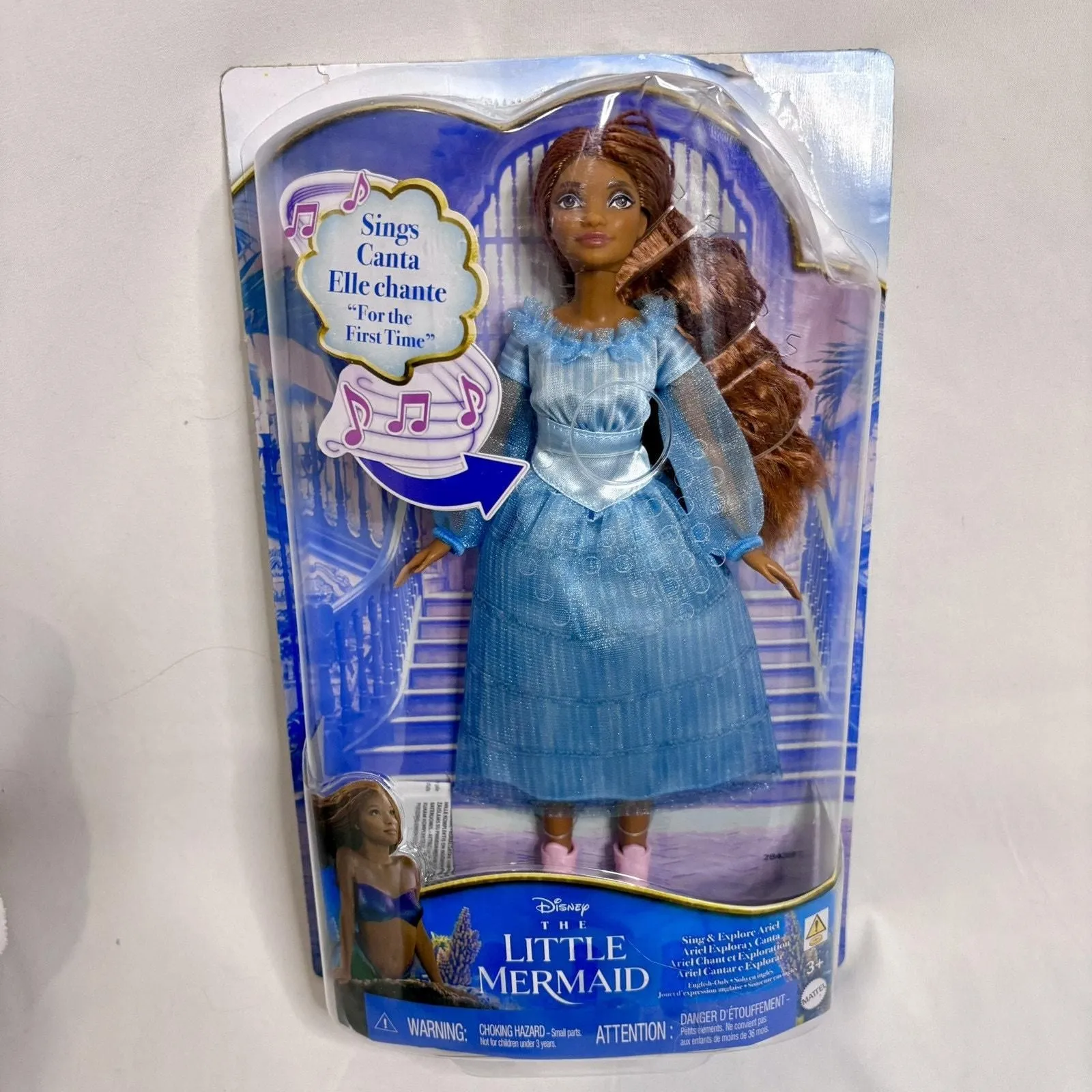 Product image for Mattel Disney Princess The Little Mermaid Sing & Discover ARIEL Fashion Doll NEW