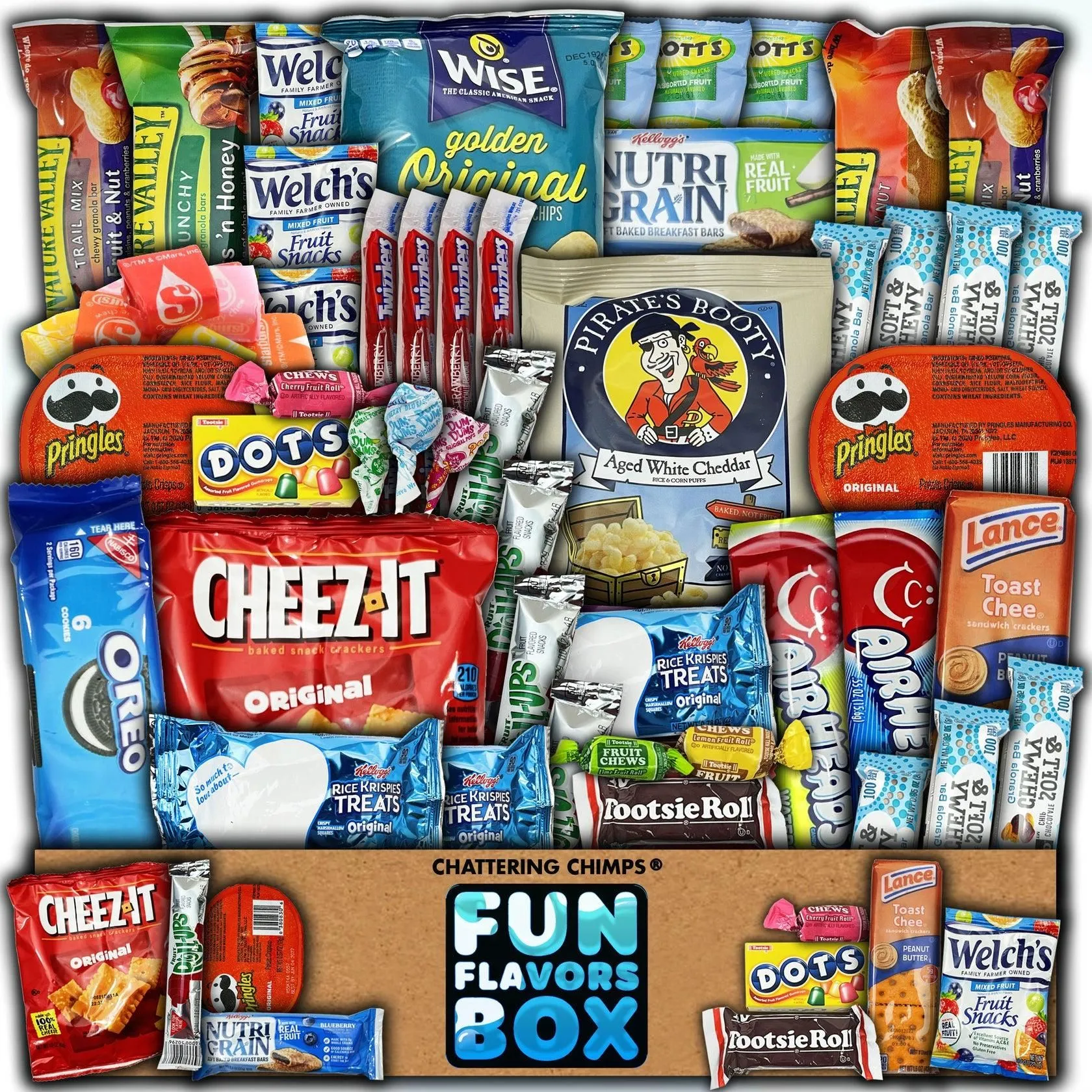 Product image for Favorite Snack Box - 50 Count Care Package