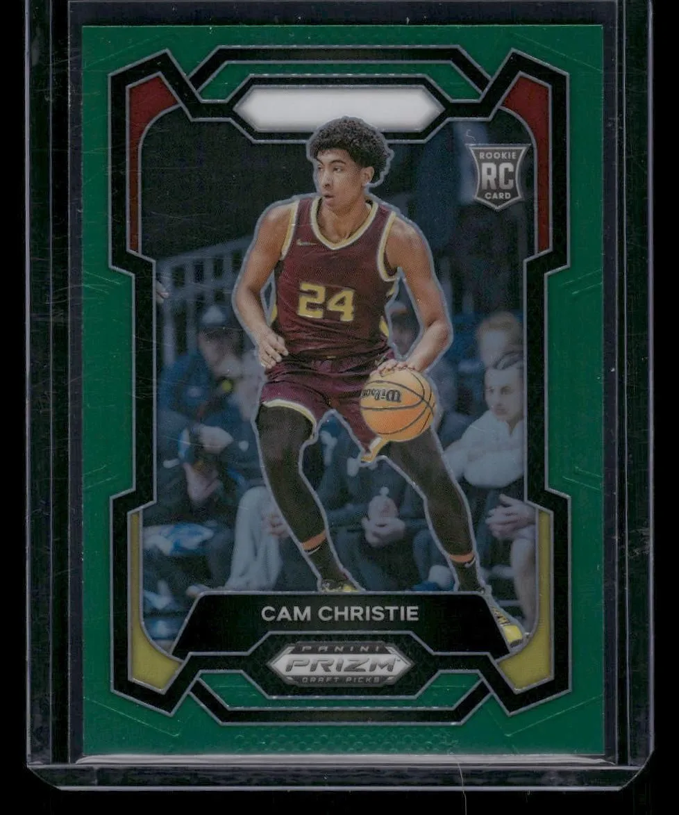 Product image for 2024 Panini Prizm Draft Picks #4 Cam Christie Prizms Green Minnesota