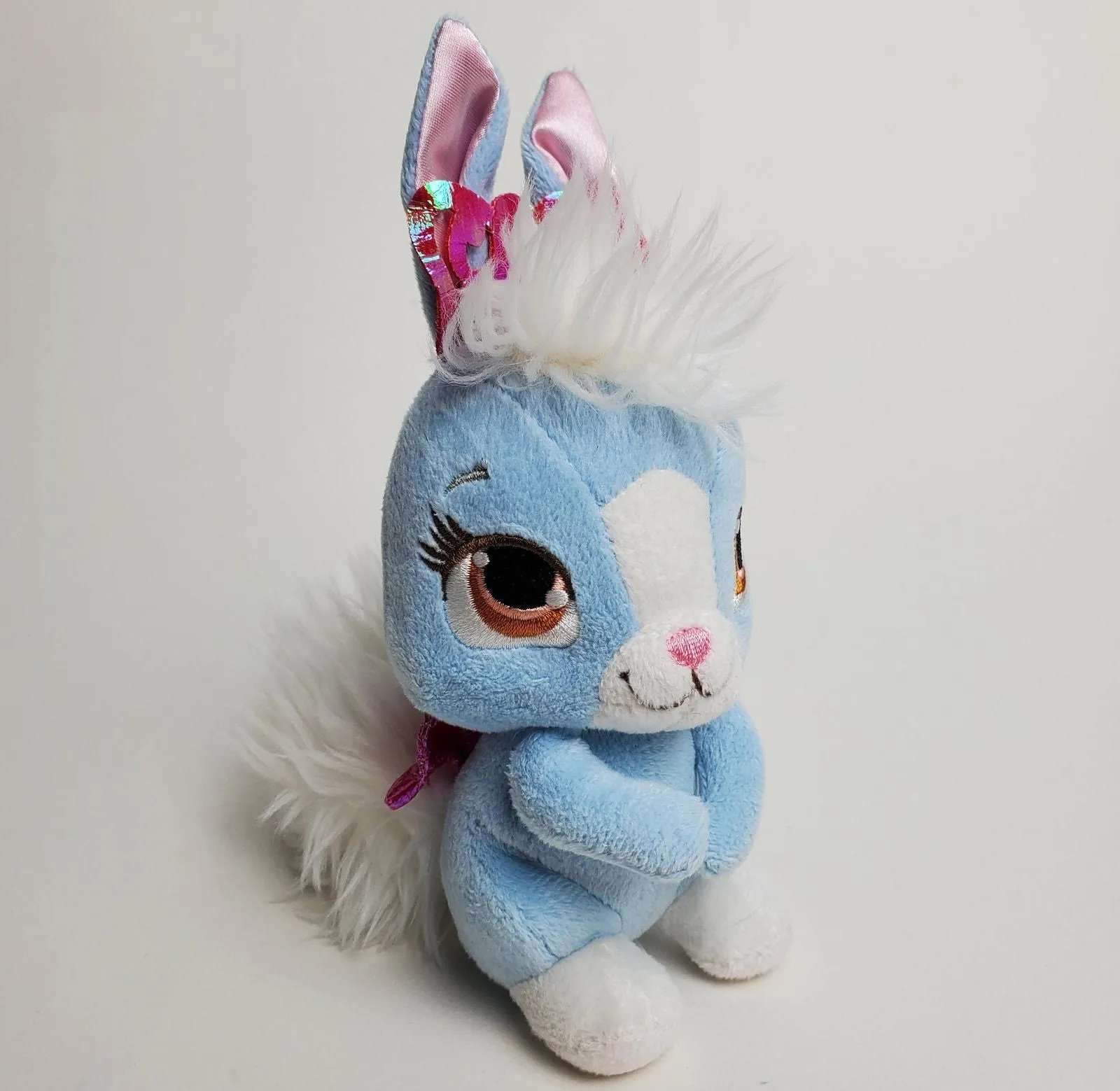 Product image for Disney Palace Pets Snow Whites Bunny Berry Plush 8" Blue Stuffed Animal - Used