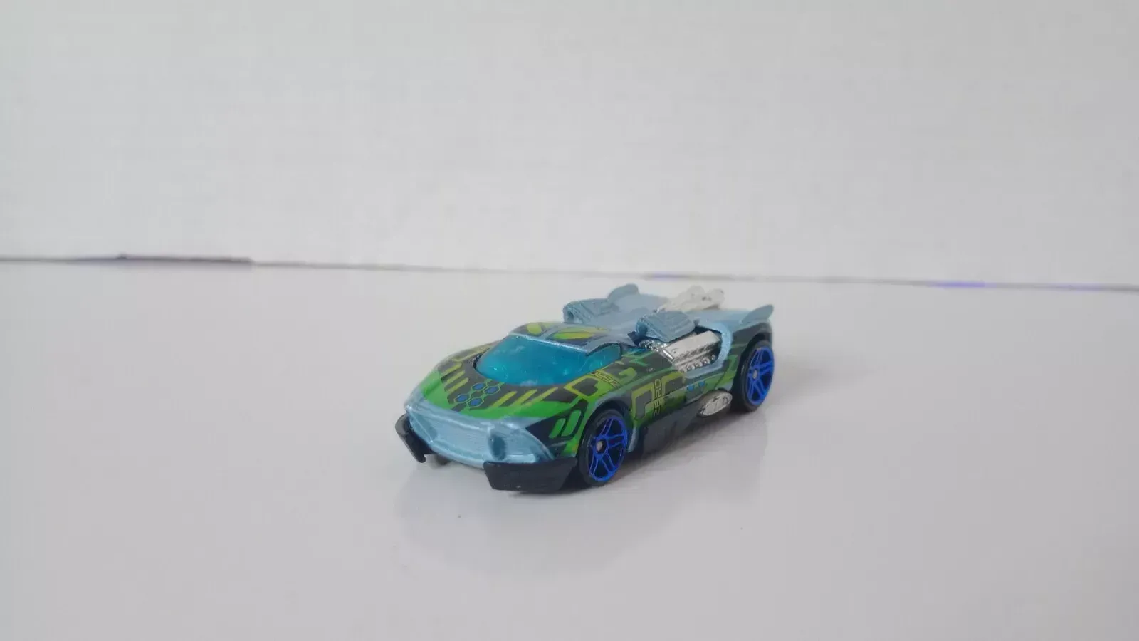 Product image for Hot Wheels Maelstrom AKA Velocity Raptor Metalflake Light Blue HW Zero-G