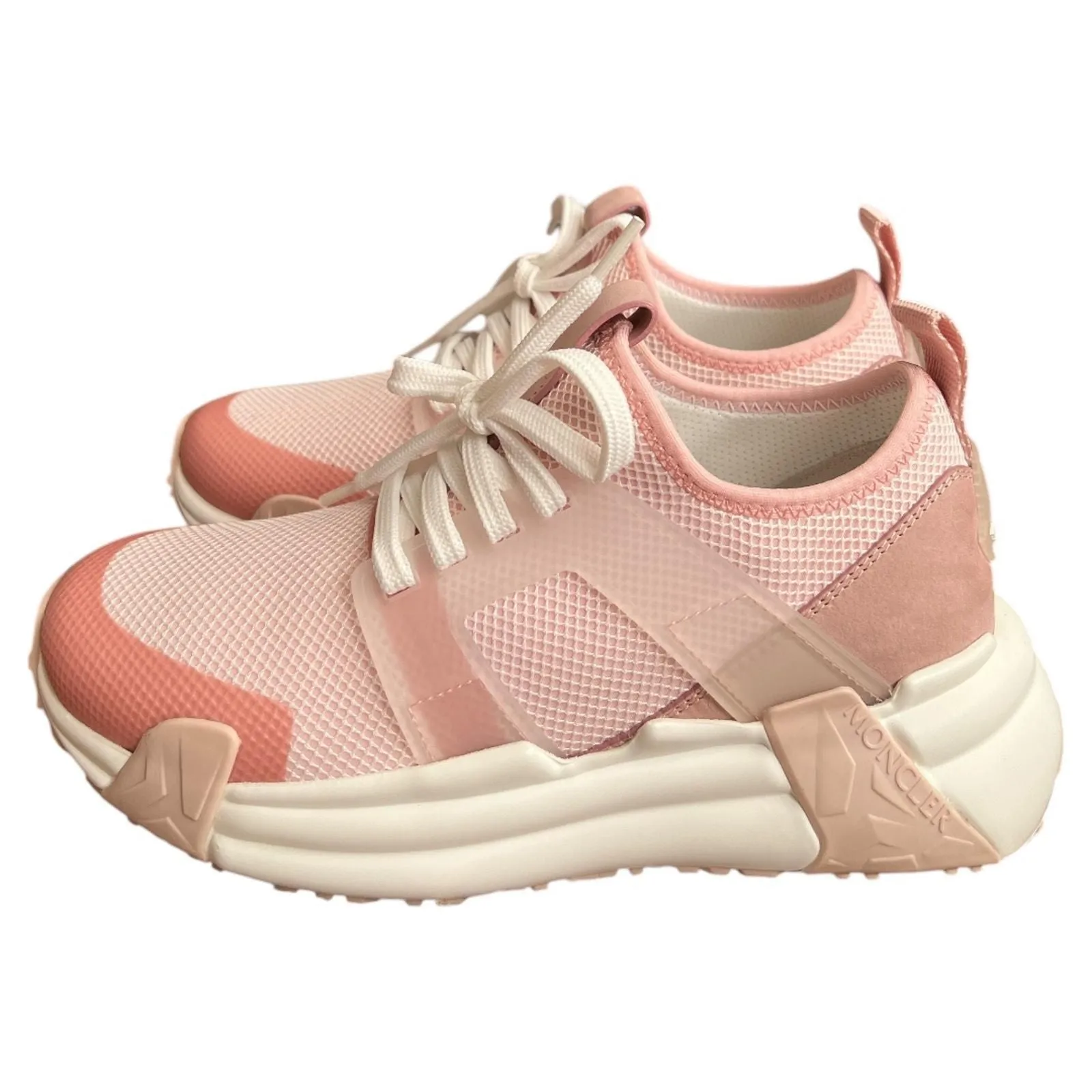Product image for MONCLER Lunarove Textile Low-Top Runner Sneakers, IT36.5/US6.5 SRP: $595 - new - Moncler