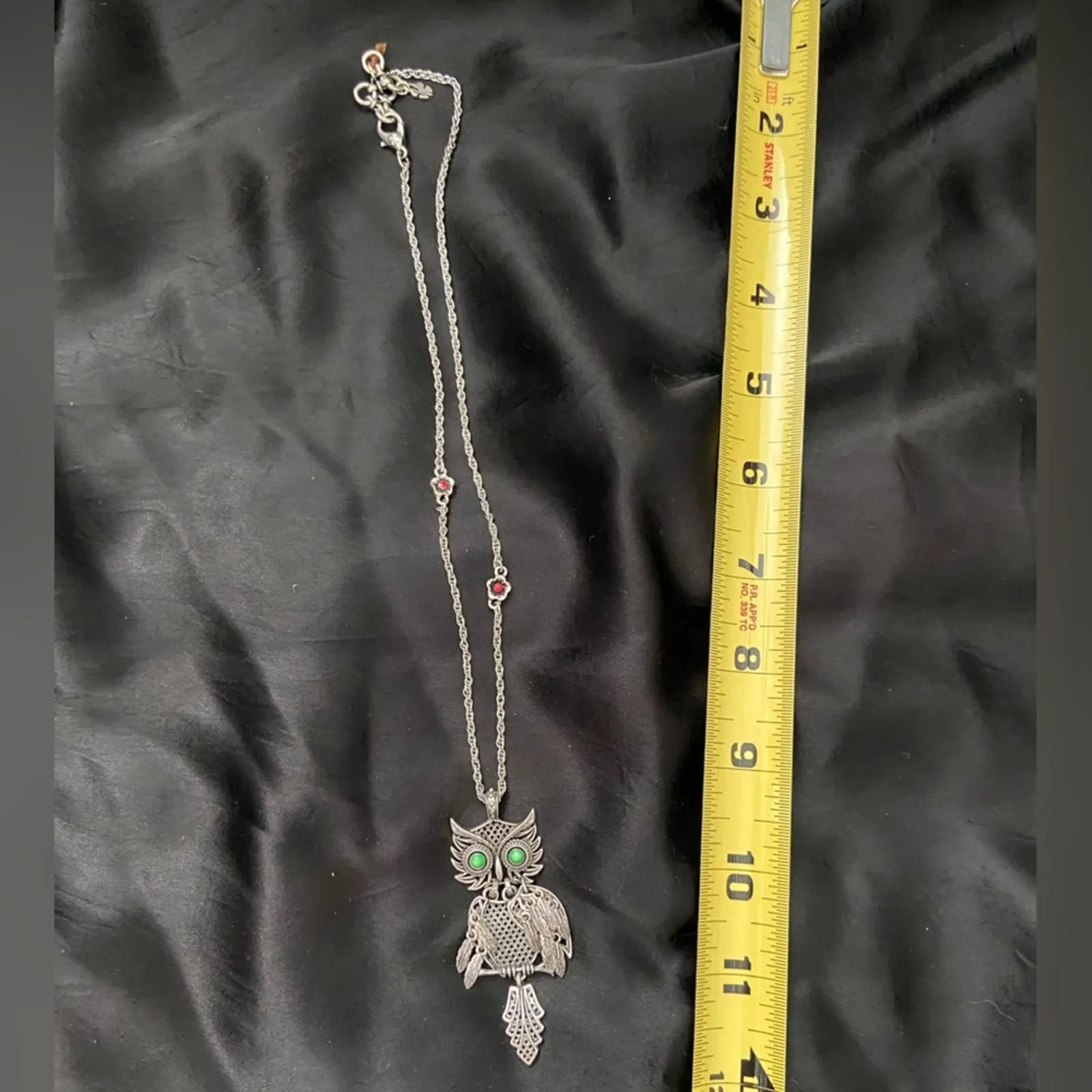 Product image for Lucky Brand Owl Necklace Articulating Wings & Tail