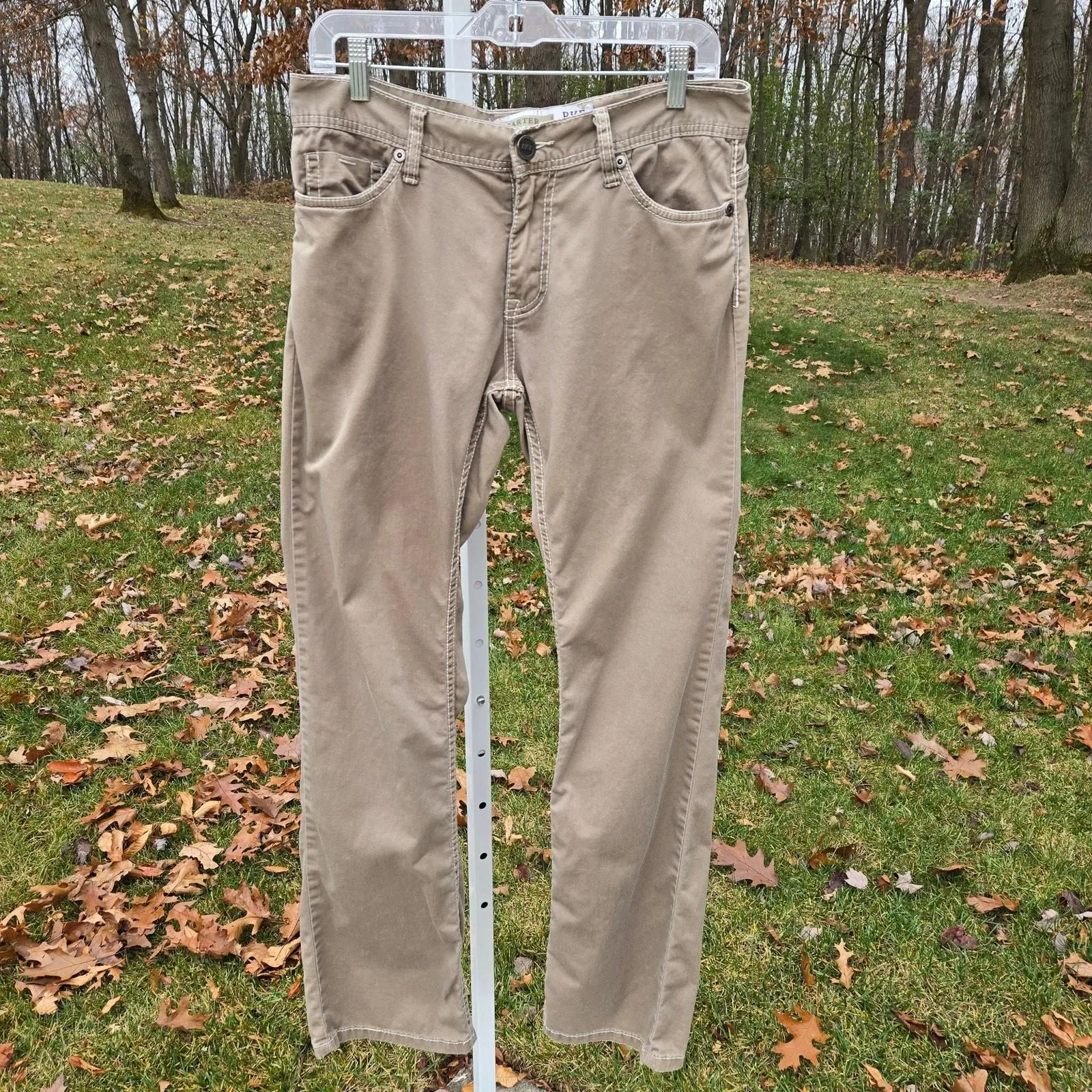 Product image for Men's Buckle BKE Casuals Carter Beige Khaki Chino Pant size 30R Pocket Detail - pre-owned---good - BKE