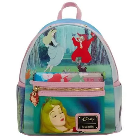 Product image for Loungefly Disney: Sleeping Beauty Princess Scenes Mini Backpack