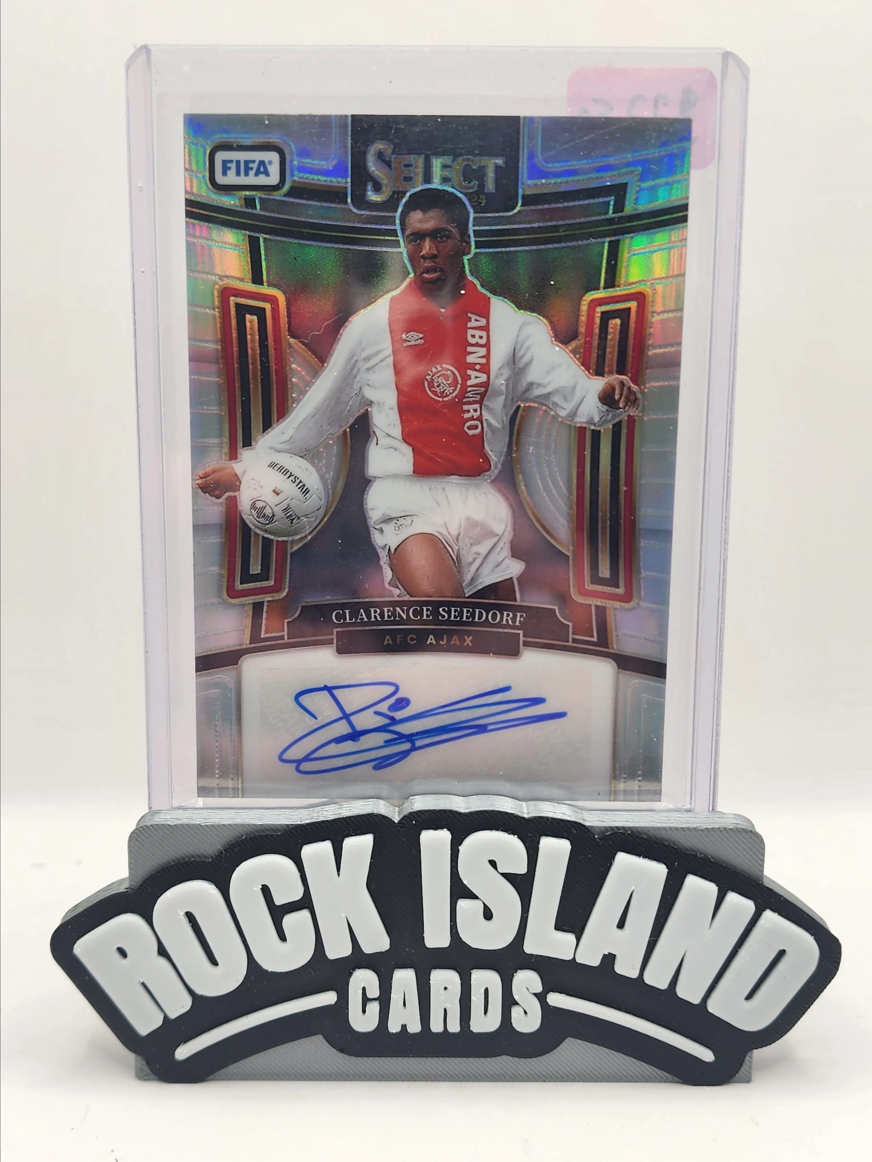 Product image for Clarence Seedorf 2023-24 Panini Select #S-CS Silver Auto AJAX - Clarence Seedorf - Near Mint or Better - 2023 - Soccer - S-CS - Panini - Clarence Seedorf - 2023-24 Panini Select - AFC Ajax - Yes