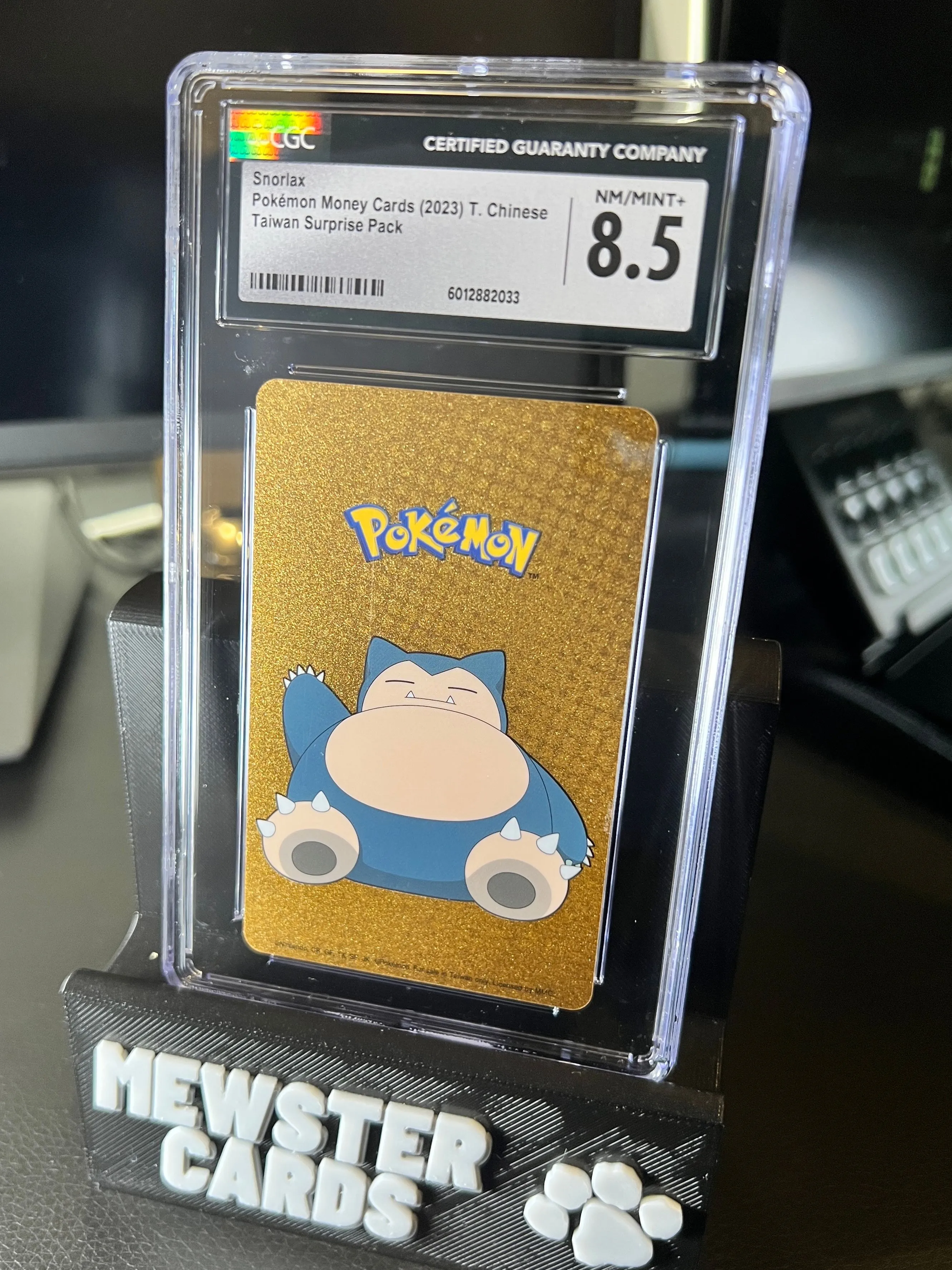 Pokemon Taiwan Gold Surprise Pack Money Card (Chinese, 2023) Snorlax CGC  8.5  Whatnot: Shop, Sell, Connect