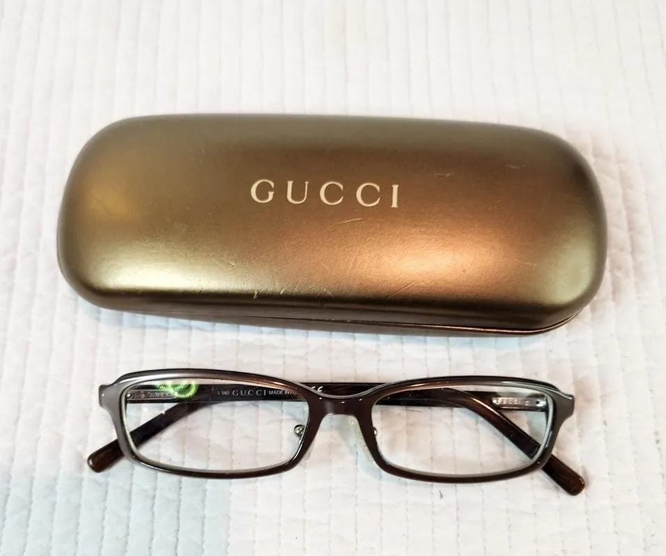 Product image for Gucci GG 2979 Eyeglasses Brown 140 Frame Italy | Stylish Designer Glasses 52-16