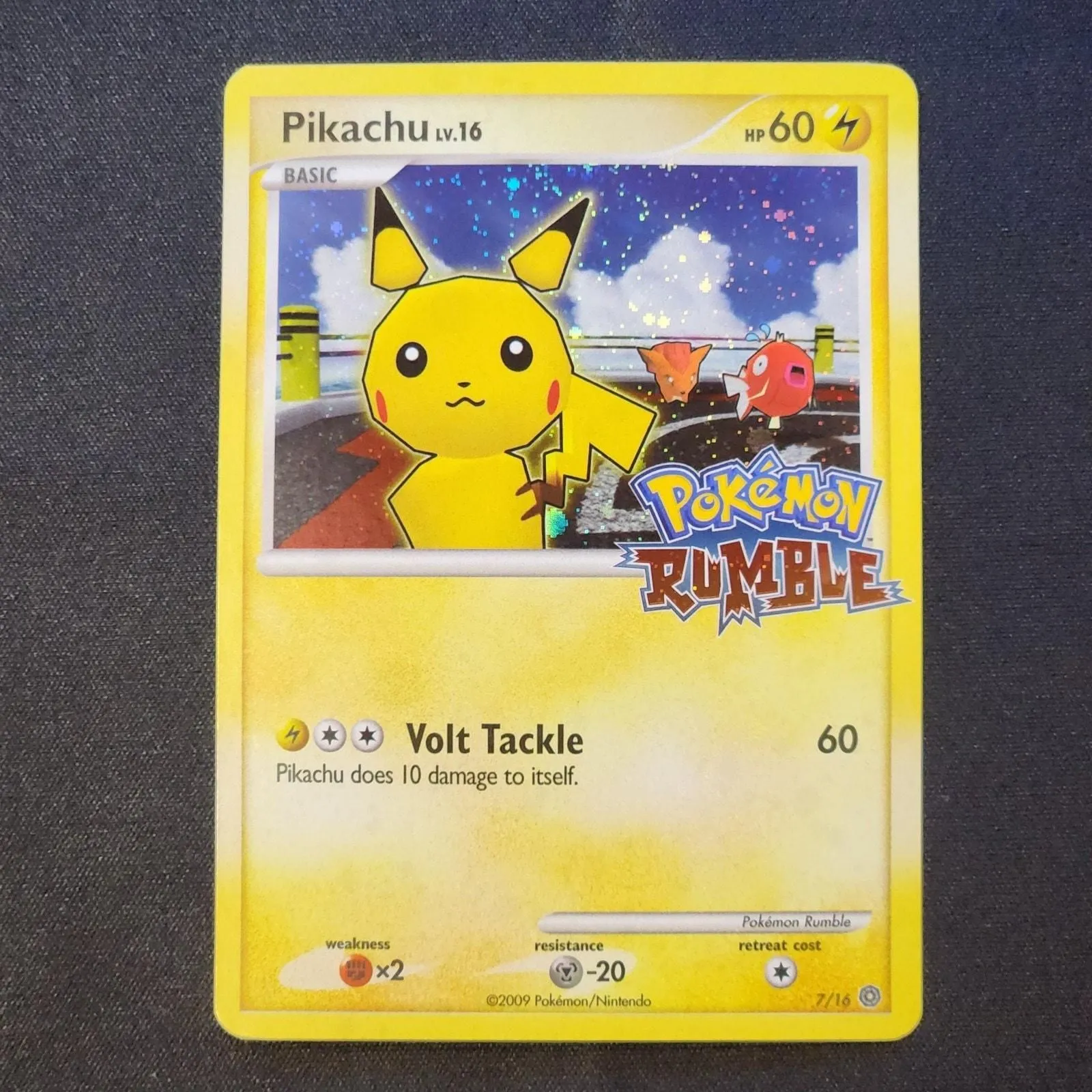 Pikachu RUMBLE 7/16 Holo Promo Stamped 2009 Rare Vintage Pokemon Card -  mint  Whatnot: Shop, Sell, Connect