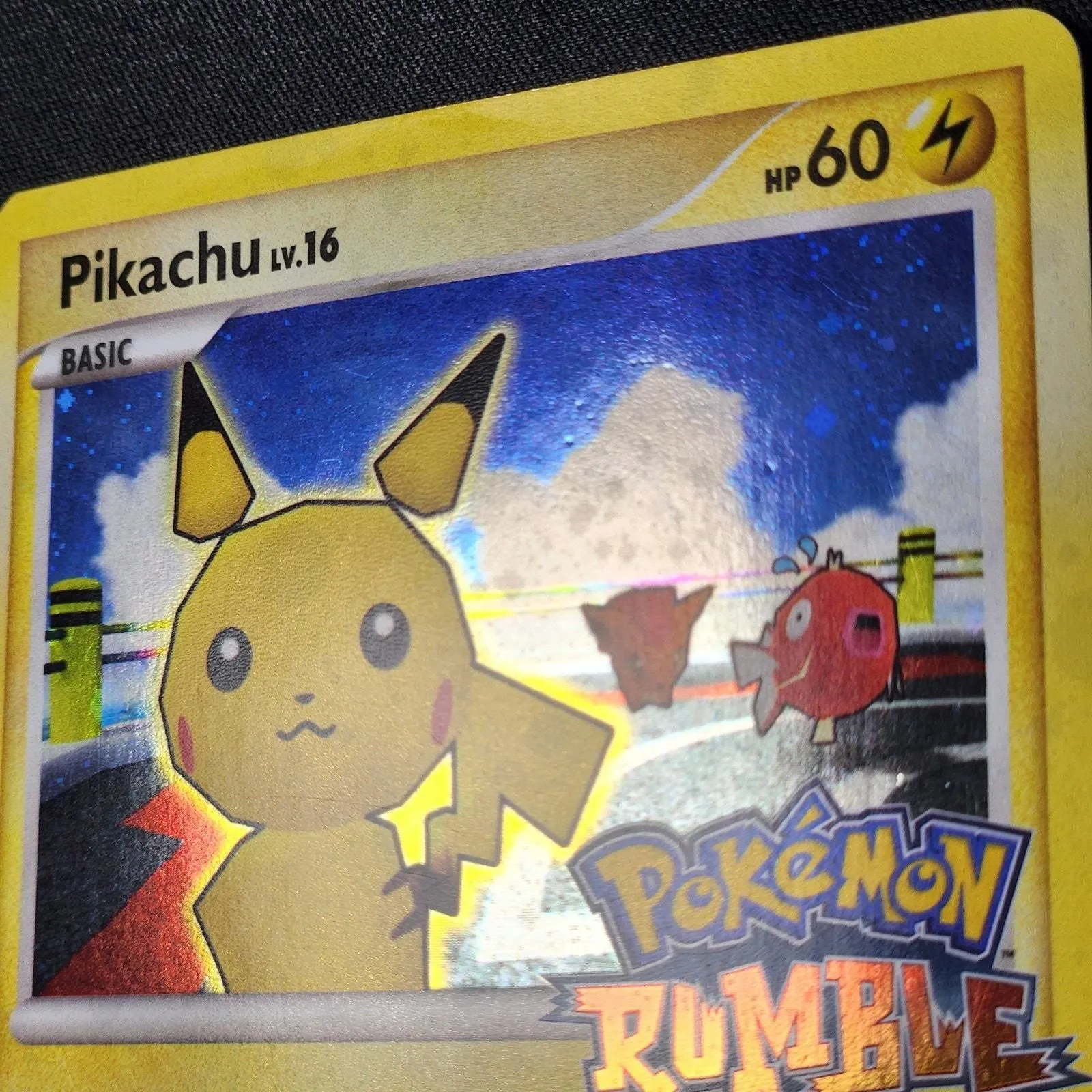 pikachu pokemon rumble card 2009 PSA NM 7 Qwachansey | 2009 Pokemon Rumble