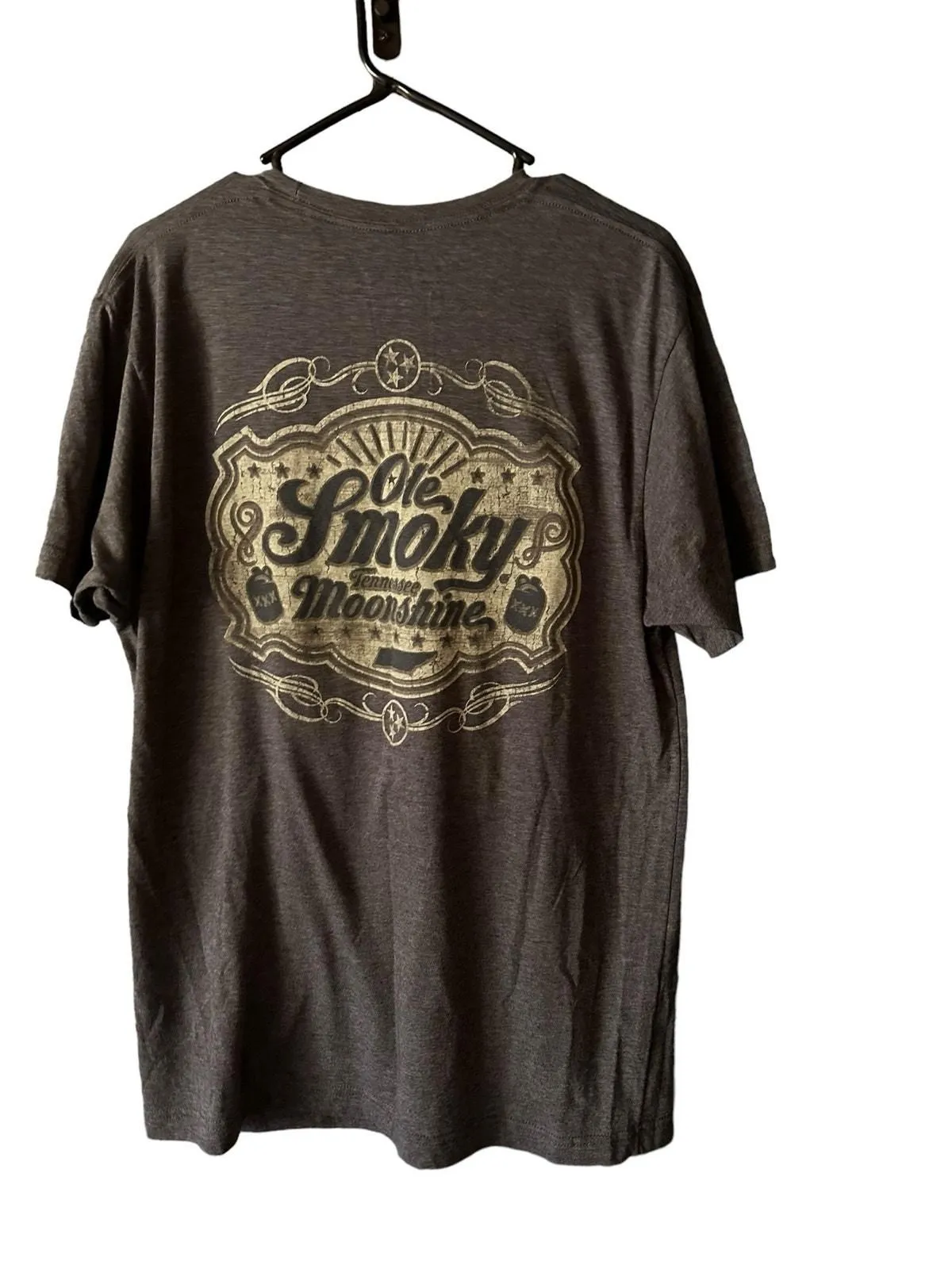 Product image for Old Smoky Gray T-Shirt Size Large - pre-owned---good - None and/or Unknown