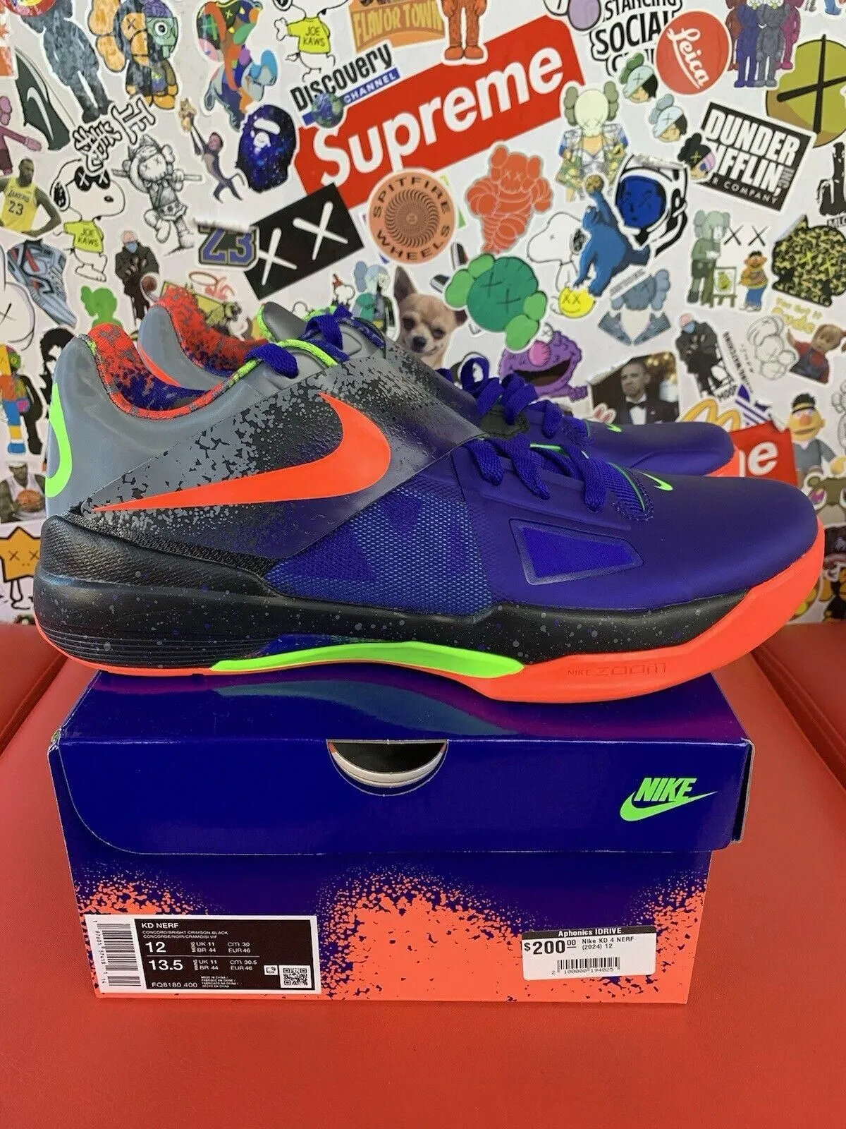 Product image for Size 12 - Nike Zoom KD 4 2024 Nerf 100% Authentic - Nike