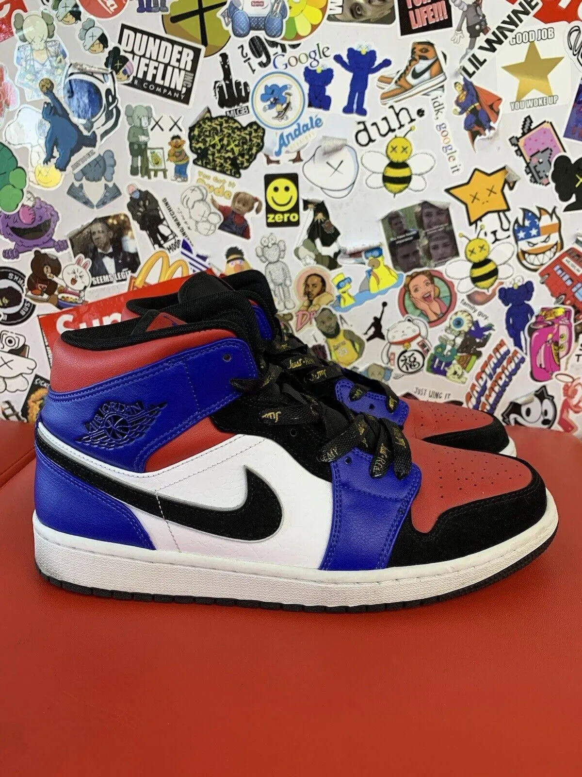 Product image for Size 10.5 - Air Jordan 1 Retro Mid Top 3 100% Authentic No Box - Jordan