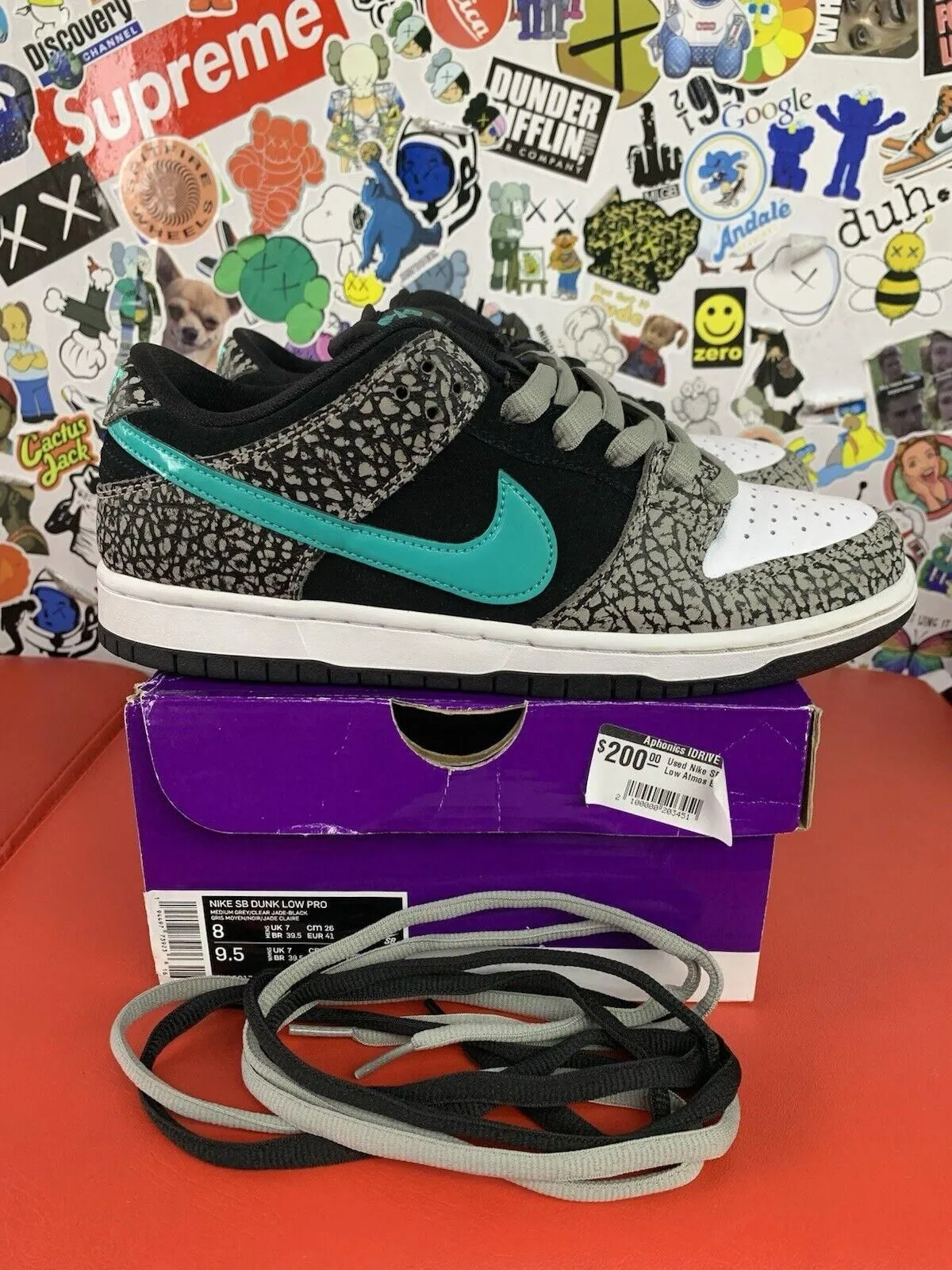Product image for Size 8 - Nike Dunk Pro SB Low Atmos Elephant 100% Authentic - Nike