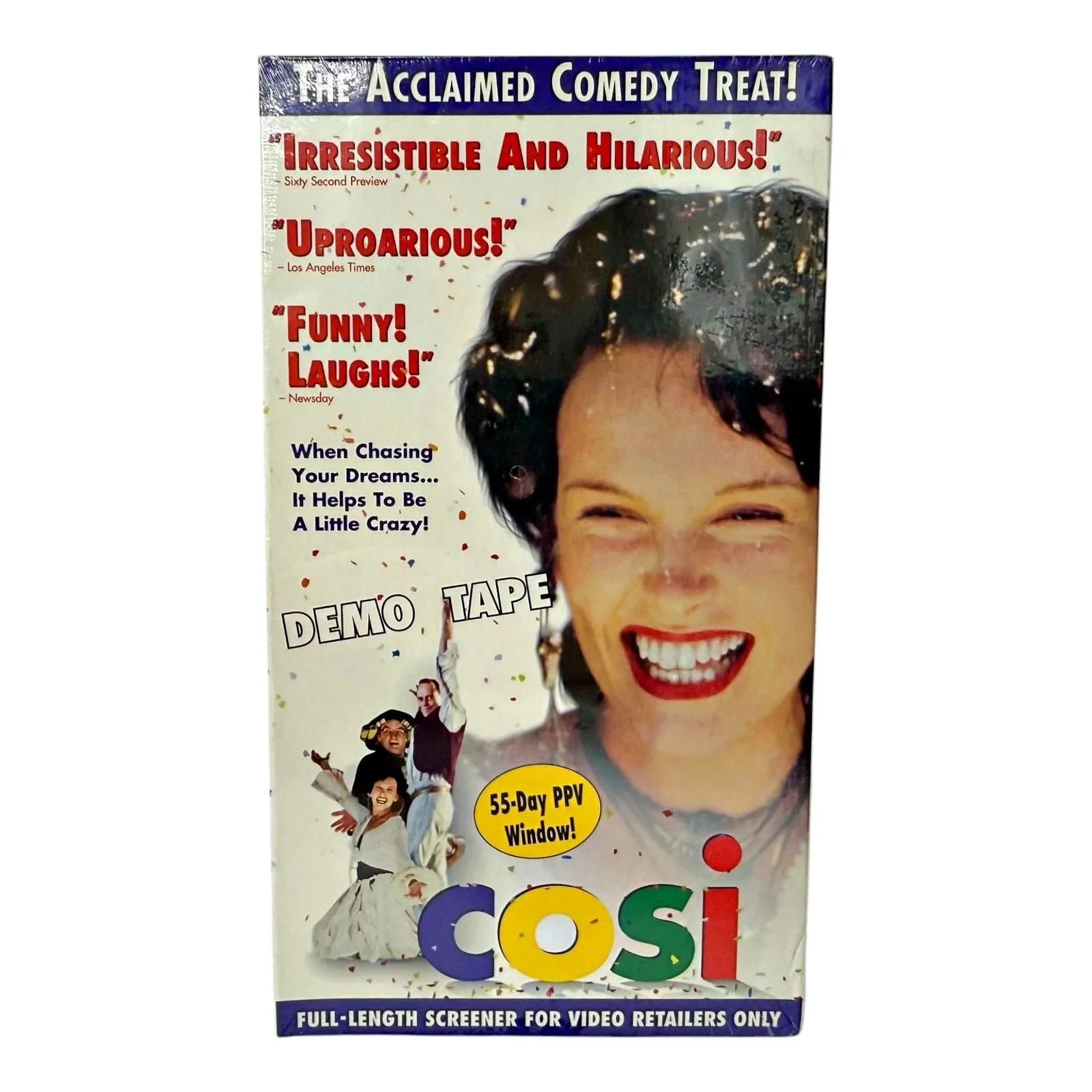 Product image for Cosi VHS Screener Demo Promo SEALED 1996 Toni Collette