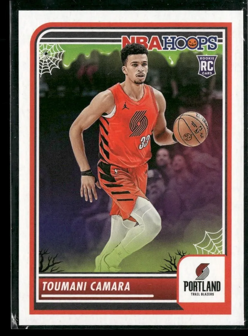 Product image for 2023-24 Hoops Haunted Hoops #10 Toumani Camara Portland Trail Blazers Rookie