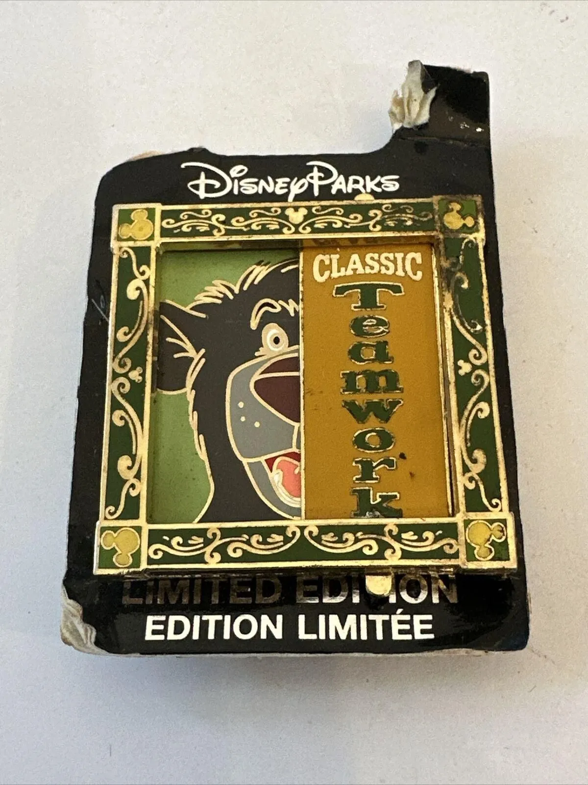 Product image for Cast Exclusive Classic Teamwork 2017 Baloo & Mowgli Junglebook LE Disney Pin