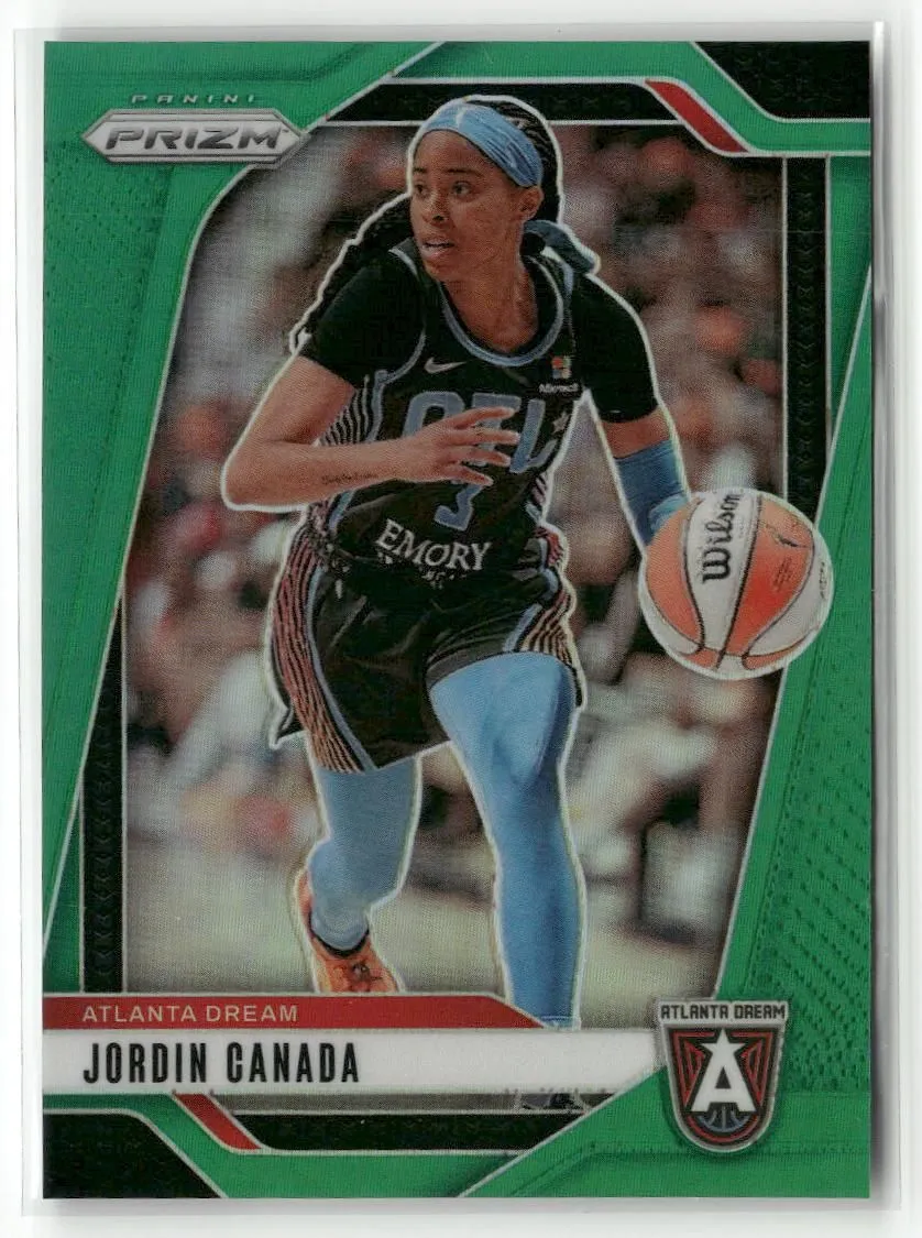 Product image for 2024 Panini Prizm WNBA #91 Jordin Canada Green Prizms