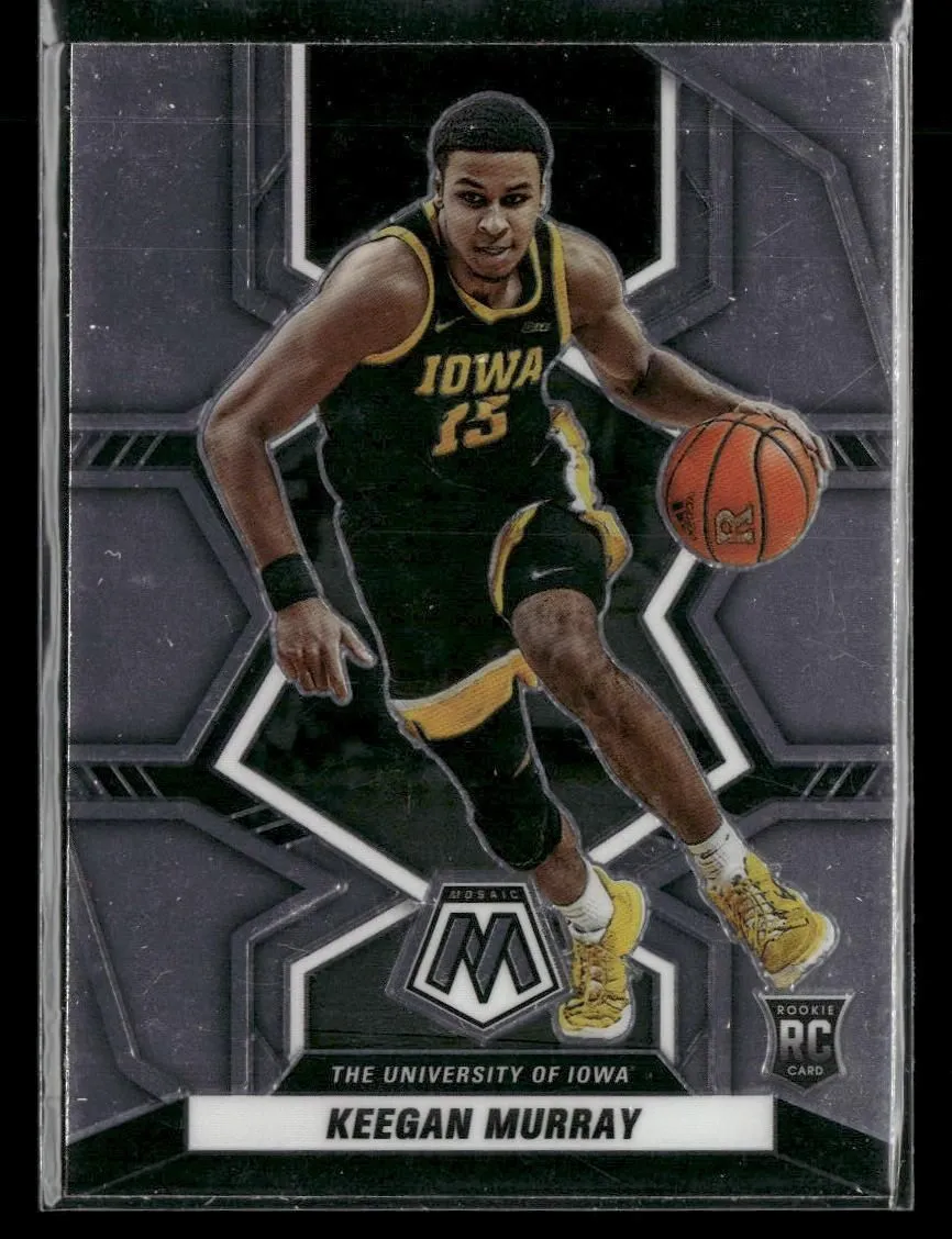 Product image for 2022 Panini Chronicles Draft Picks #9 Keegan Murray Mosaic Iowa Hawkeyes