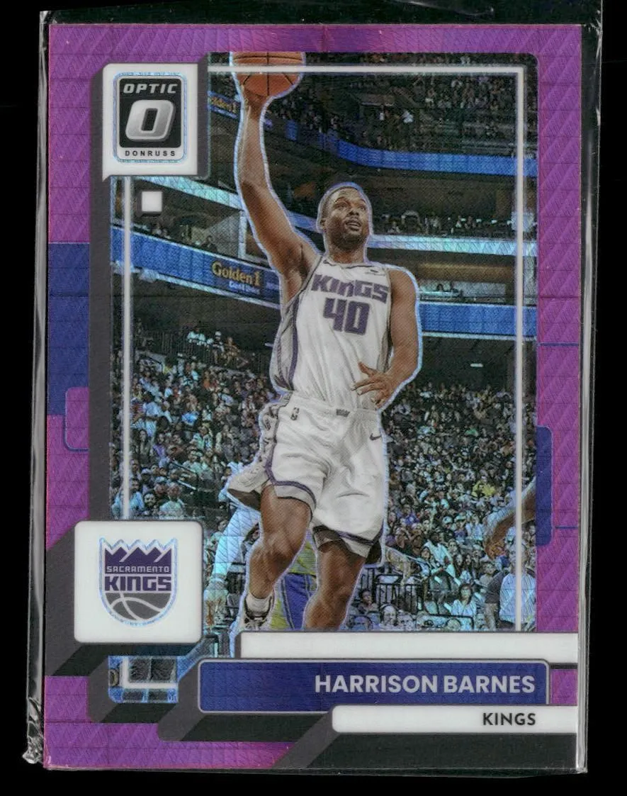 Product image for 2022-23 Donruss Optic #109 Harrison Barnes Hyper Pink Sacramento Kings