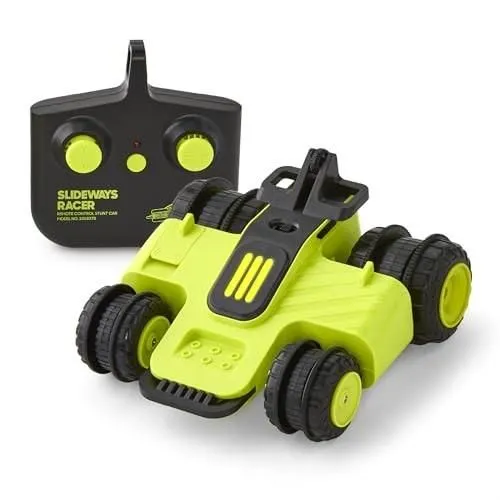 Product image for Sharper Image Slideways Racer  Drifting Stunt RC Car with Rechargeable Battery, 3 Driving Modes, 90-Degree Wheel Rotation, LED Lights, 2.4 GHz Remote 