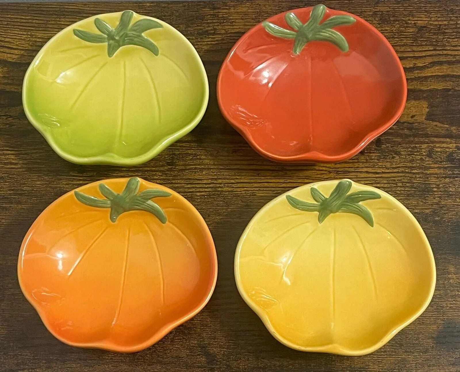 Product image for Williams Sonoma Heirloom Tomato Bowls  5" Set of 4 - Vintage