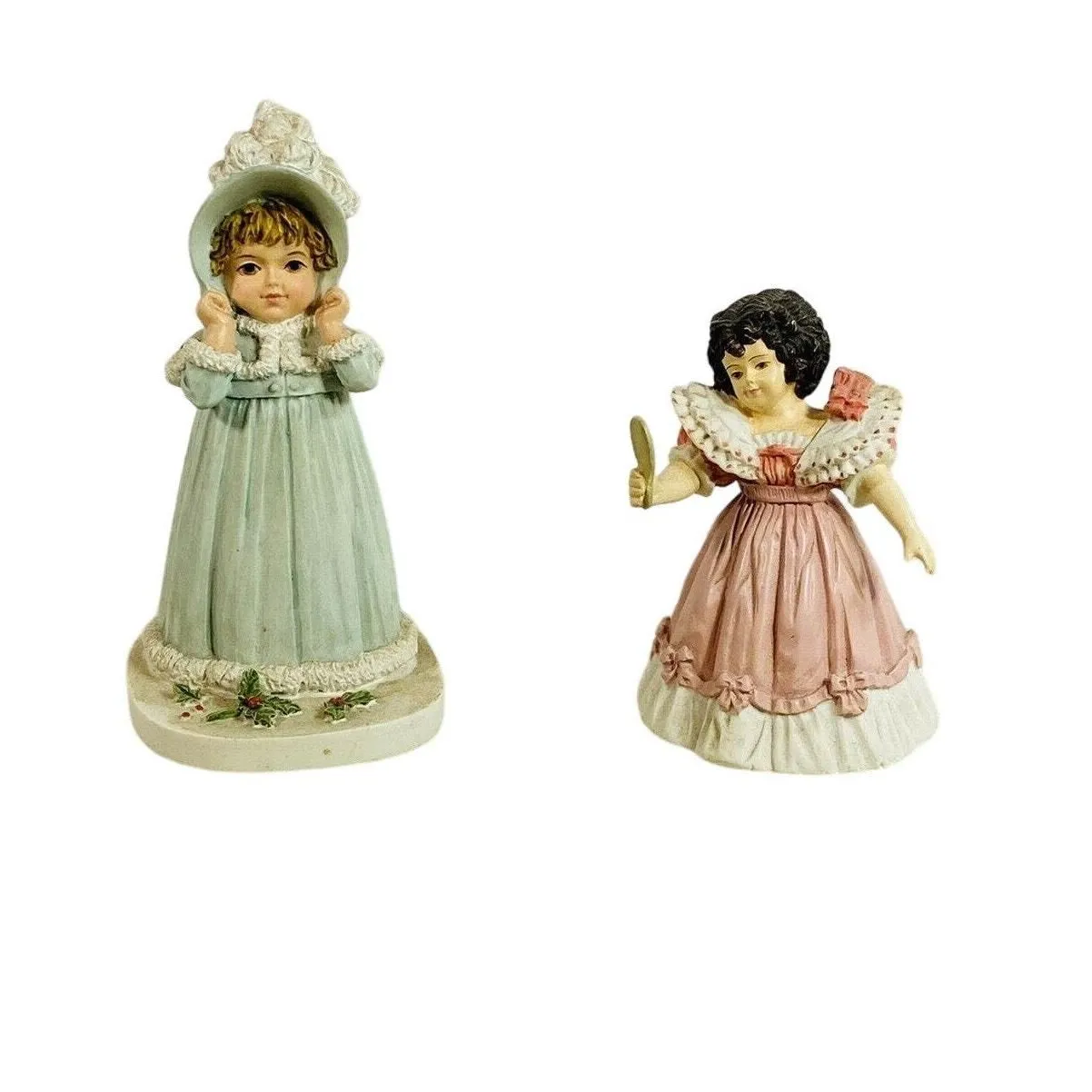 Product image for Vintage Maud Humphrey Bogart Figurines  “My Winter Hat” And “My First Dance”