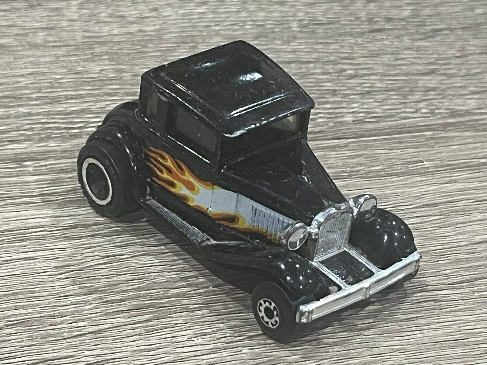 Product image for Vintage Matchbox Superfast Model A Ford hot rod Black Die Cast