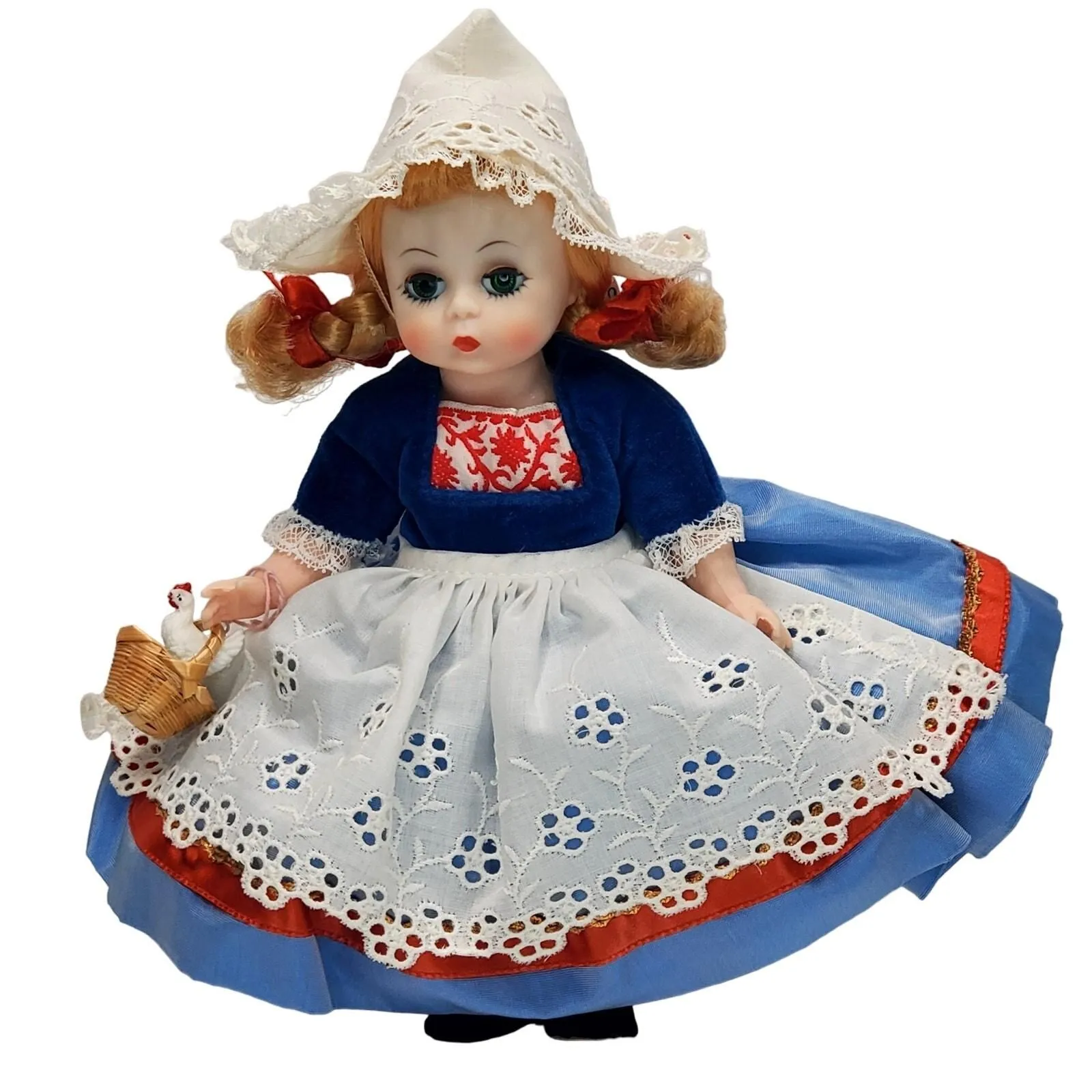 Product image for Vtg Madame Alexander Bent Knee Dutch Girl 1964-65 791 International 7.5"