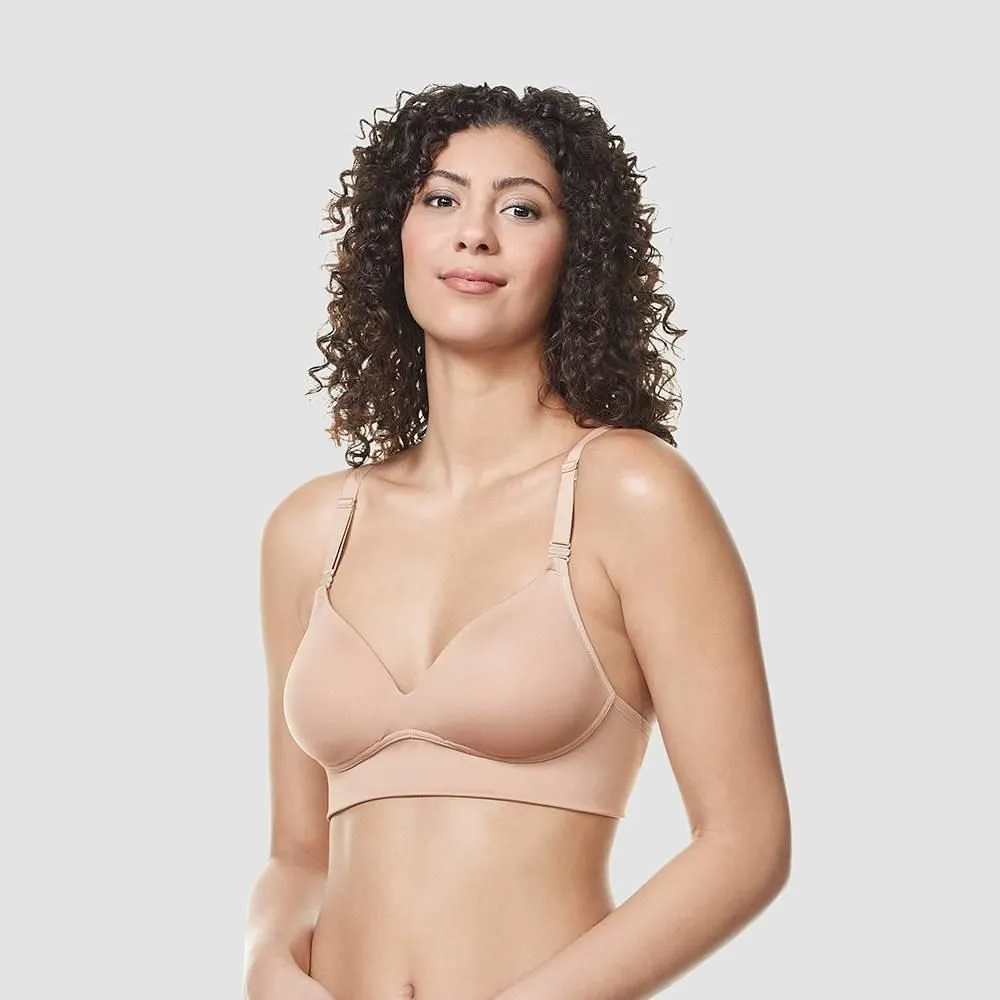 Product image for Simply Perfect by Warner's Women's Longline Convertible Wirefree Bra - Toasted Almond 38D