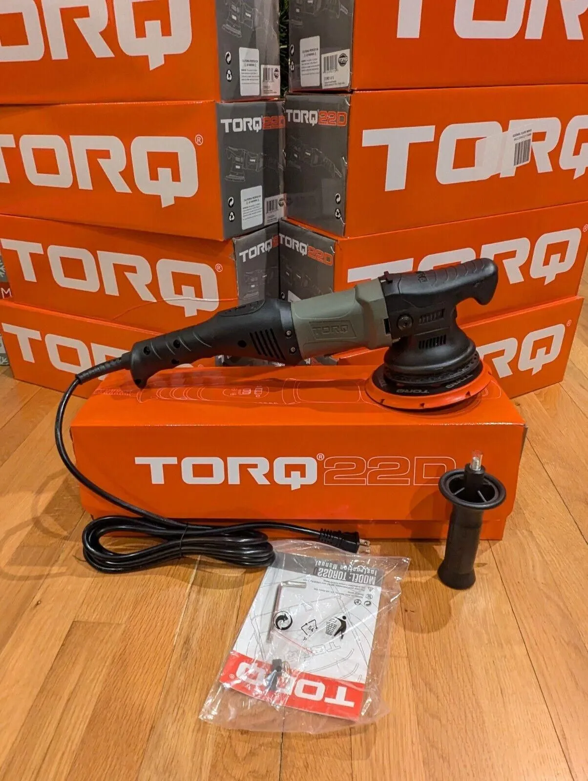 Product image for Chemical Guys TORQ22D Random Orbital Polisher W/ 6" Backing Plate MSRP $339!!!