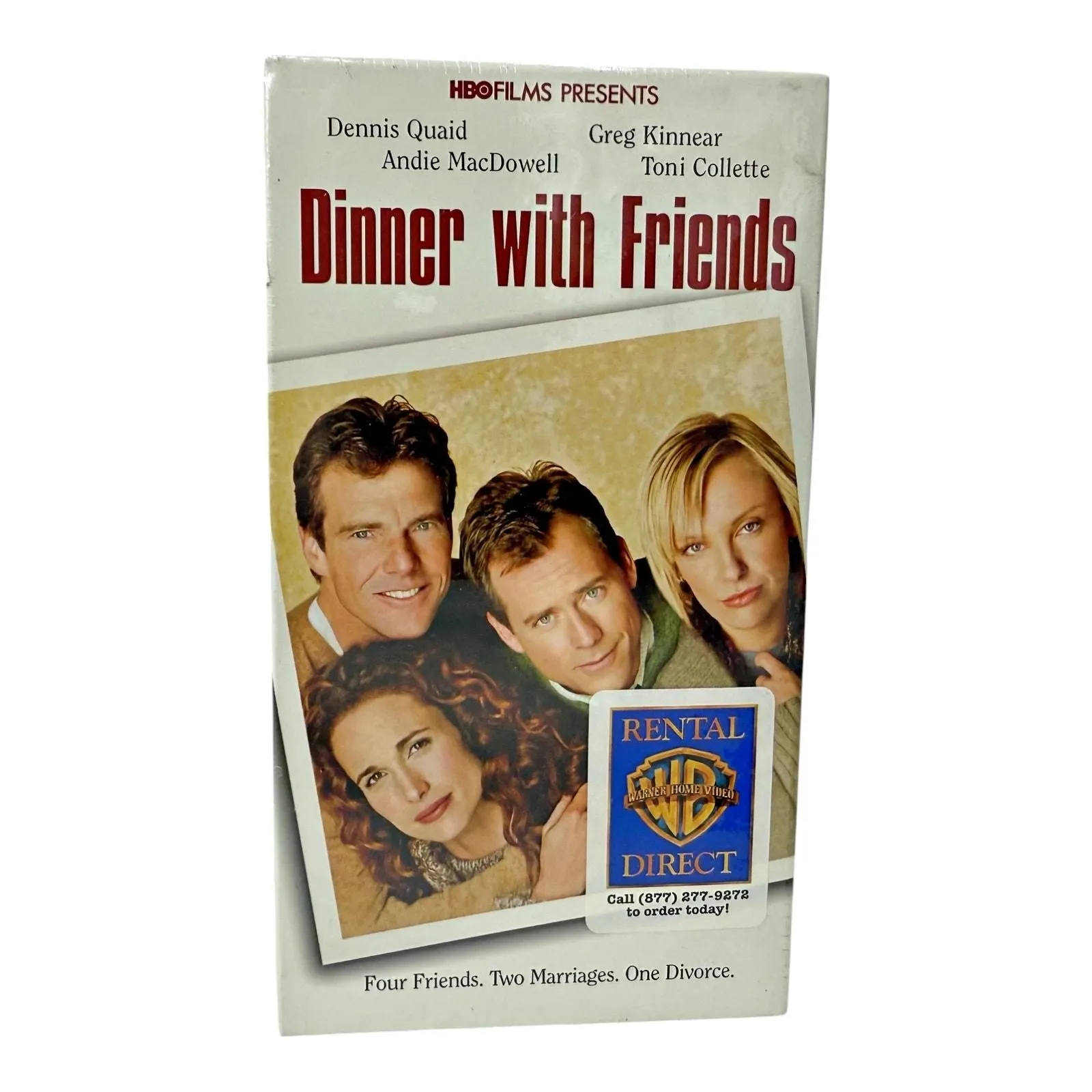 Product image for Dinner With Friends VHS Screener Demo Promo SEALED 1998 Dennis Quaid
