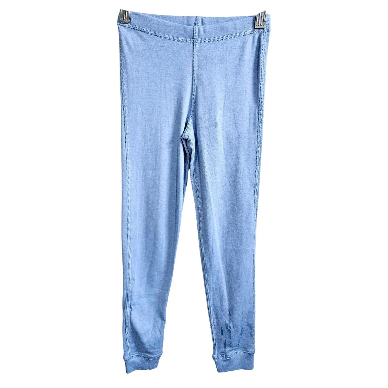 Product image for Primary Kids Size 6-7 100% Organic Cotton PJ Pant Leggings Light Blue Pastel NWT - Primary