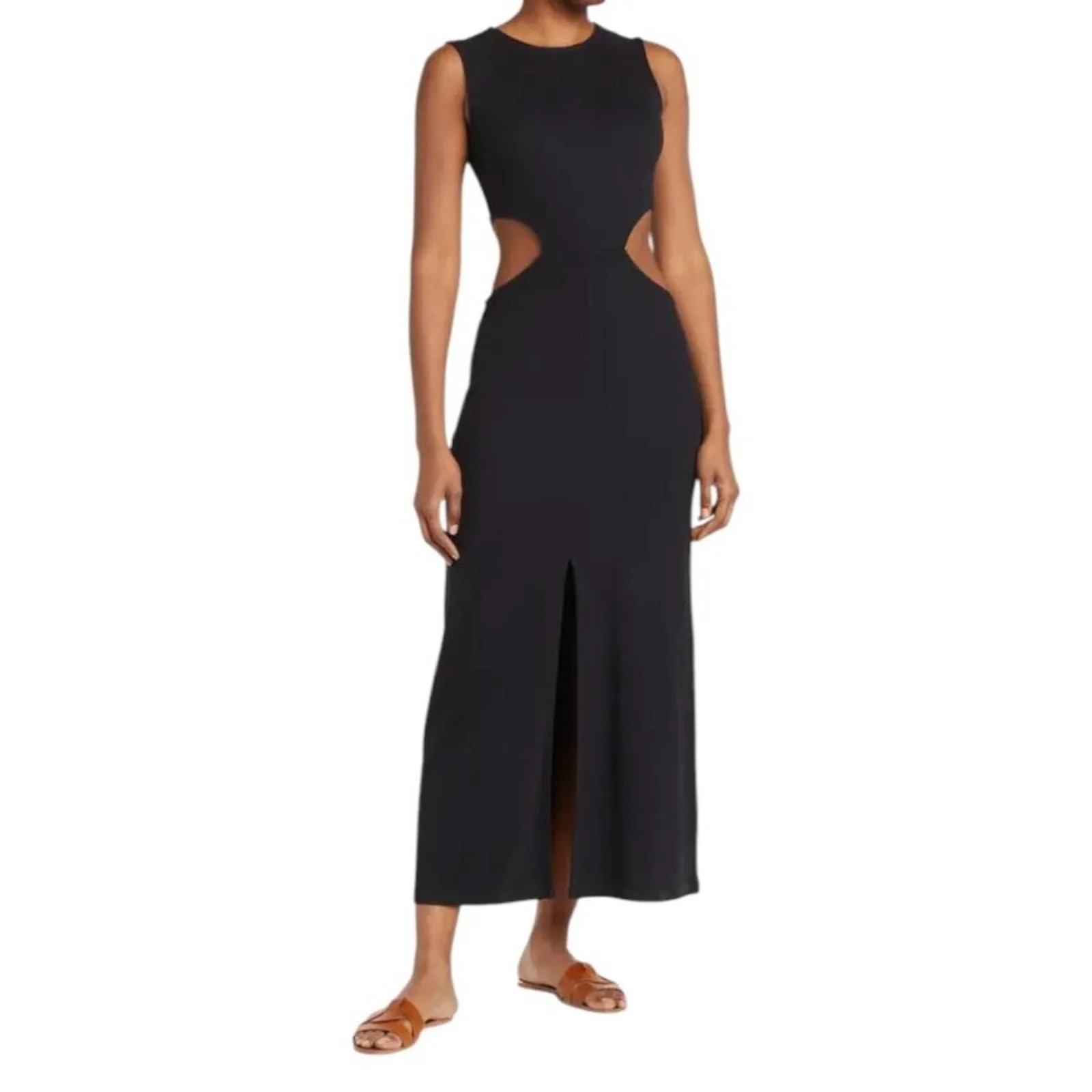 Product image for Melrose and Market Sleeveless Cutout Maxi Dress Black Size Small NWOT $45 MSRP - Melrose and Market