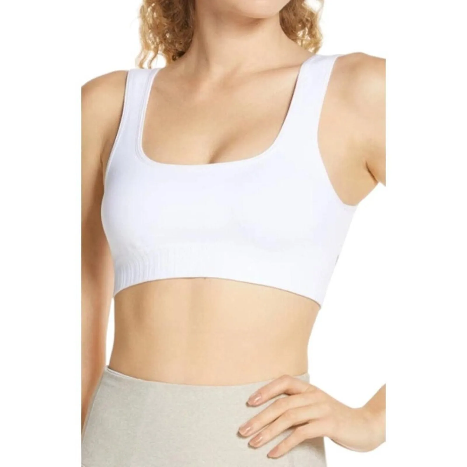 Product image for Zella Breezy Tank Sports Bra White Size Small NWT $25 MSRP - Zella