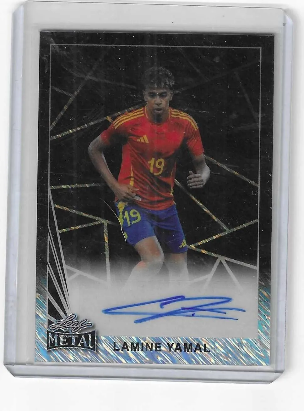 Product image for Lamine Yamal 2024 Leaf Metal Auto #1/1 - Lamine Yamal - Leaf - Leaf - Lamine Yamal - Yes