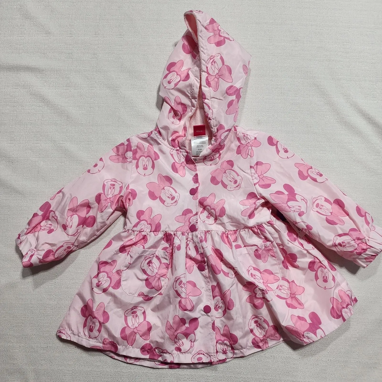 Product image for Minnie mouse pink raincoat toddler size 2T - new-with-tags - Disney