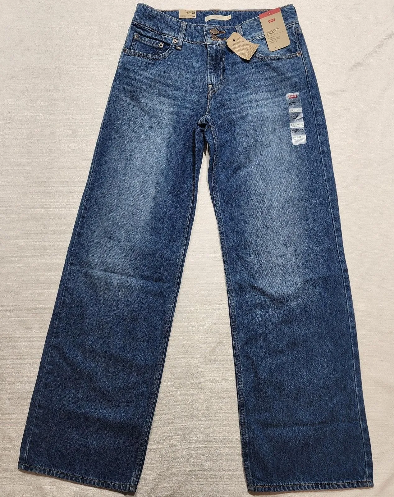 Product image for Levi's superlow loose low rise jeans W28'' X L32'' - new-with-tags - levis