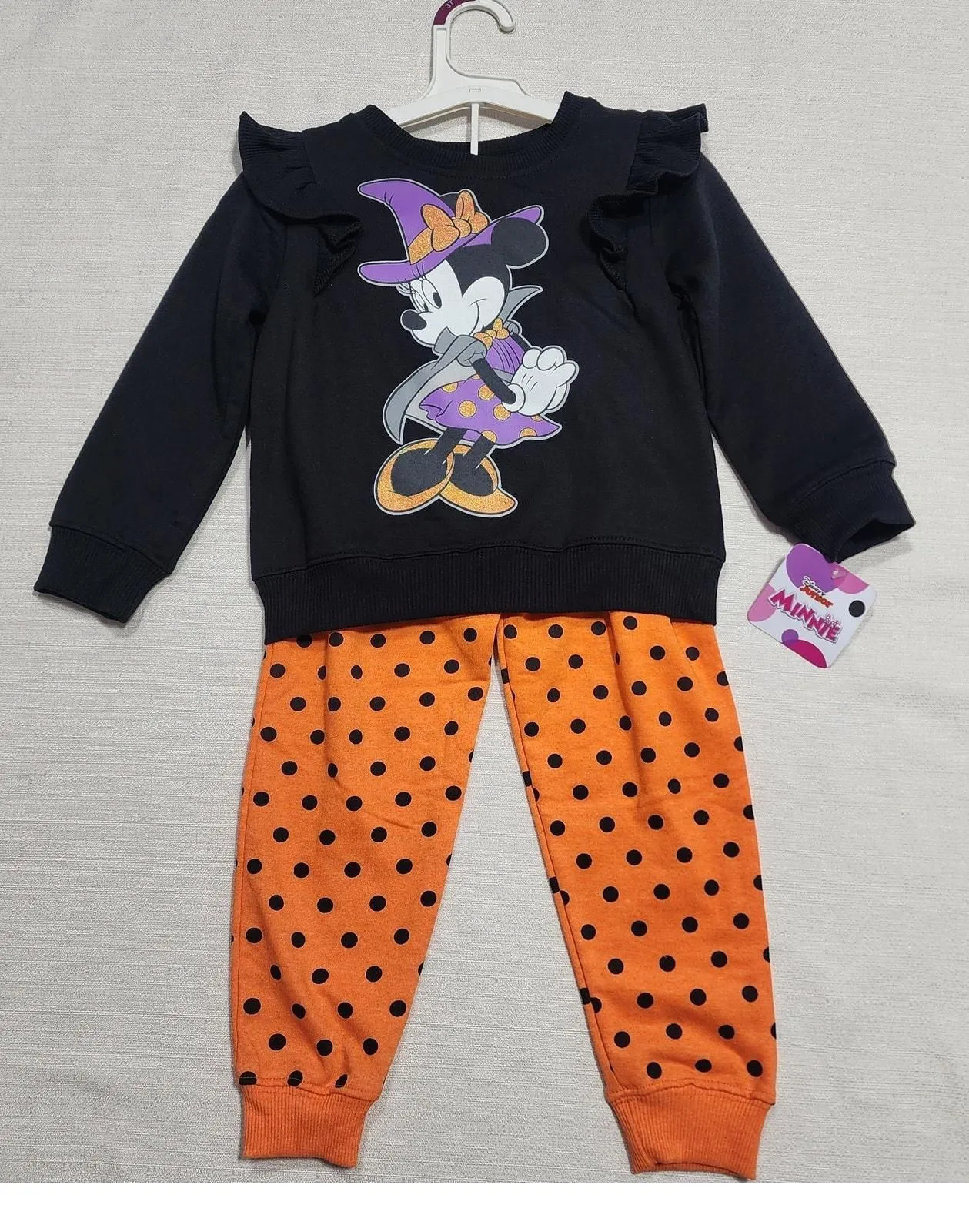 Product image for Minnie mouse Halloween pajama set toddler size 3T girl - new-with-tags - Disney