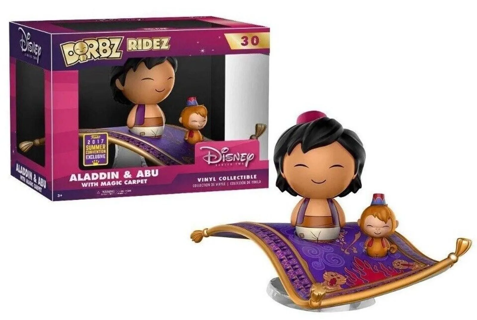Product image for Funko Dorbz RideZ Disney Aladdin & Abu W/ Magic Carpet #30 2017 SDCC Exclusive