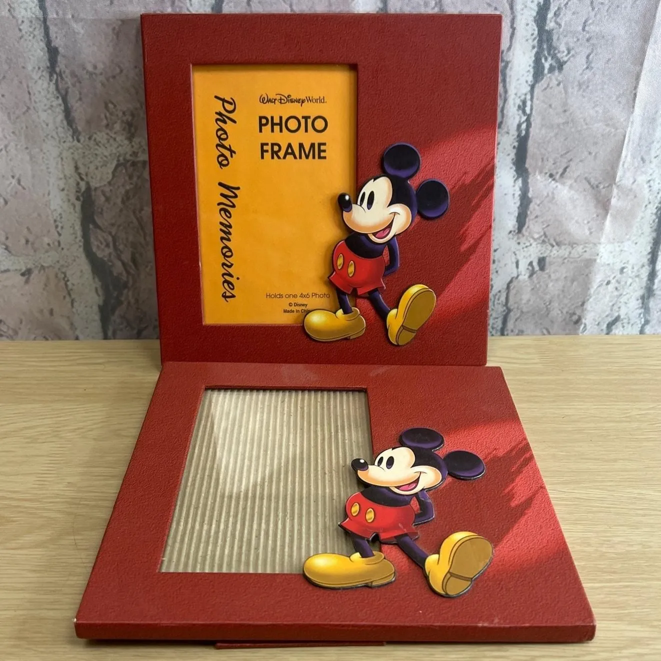 Product image for Walt Disney World Mickey Mouse Picture Frame 4x6 lot of 2