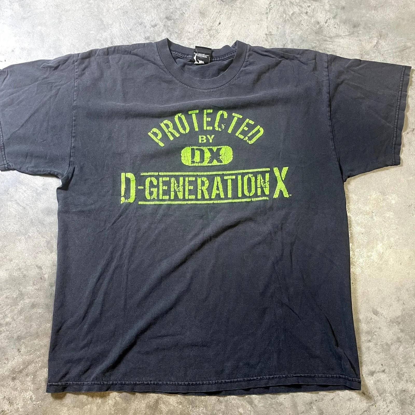 Product image for Vintage WWE Protected by D-Generation X T-Shirt - pre-owned---good - WWE