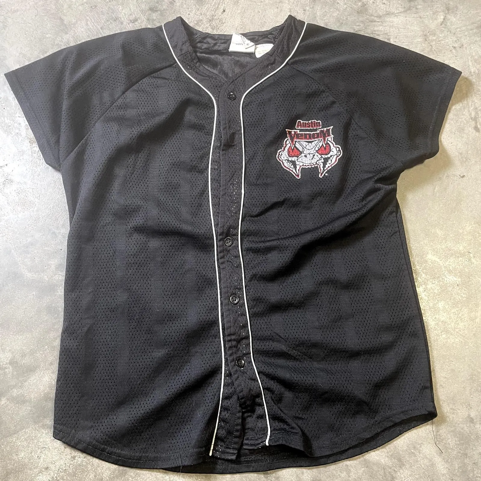 Product image for Vintage WWE The Texas Rattlesnake YOUTH XL Jersey T-Shirt - pre-owned---good - WWE