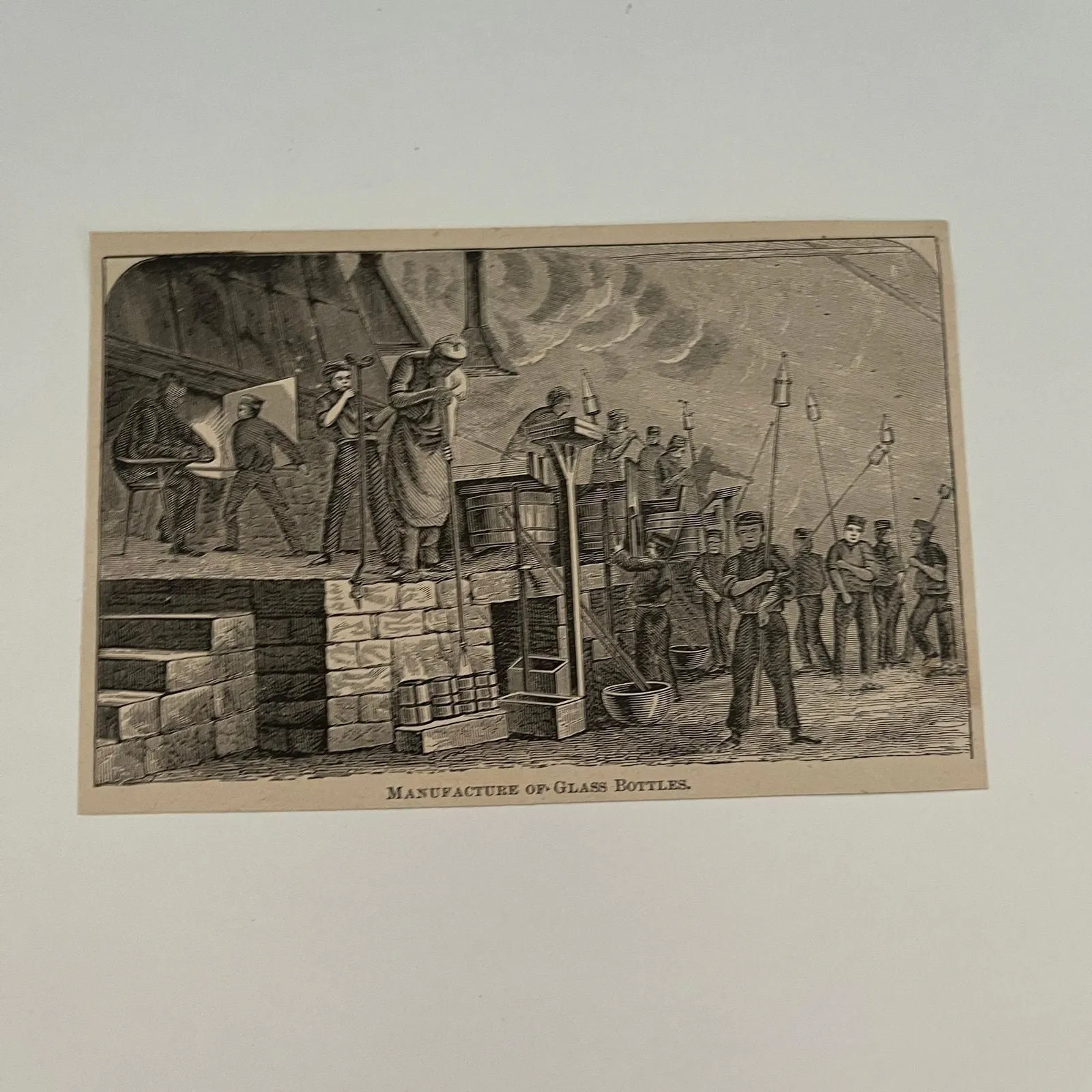 Product image for Manufacture of Glass Bottles 1894 Art Engraving SAG4-8